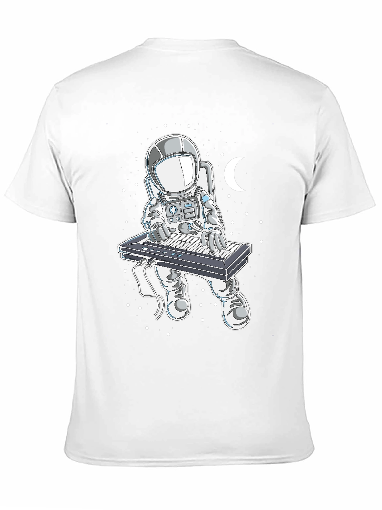 Astronaut Keyboard Player Graphic T-Shirt
