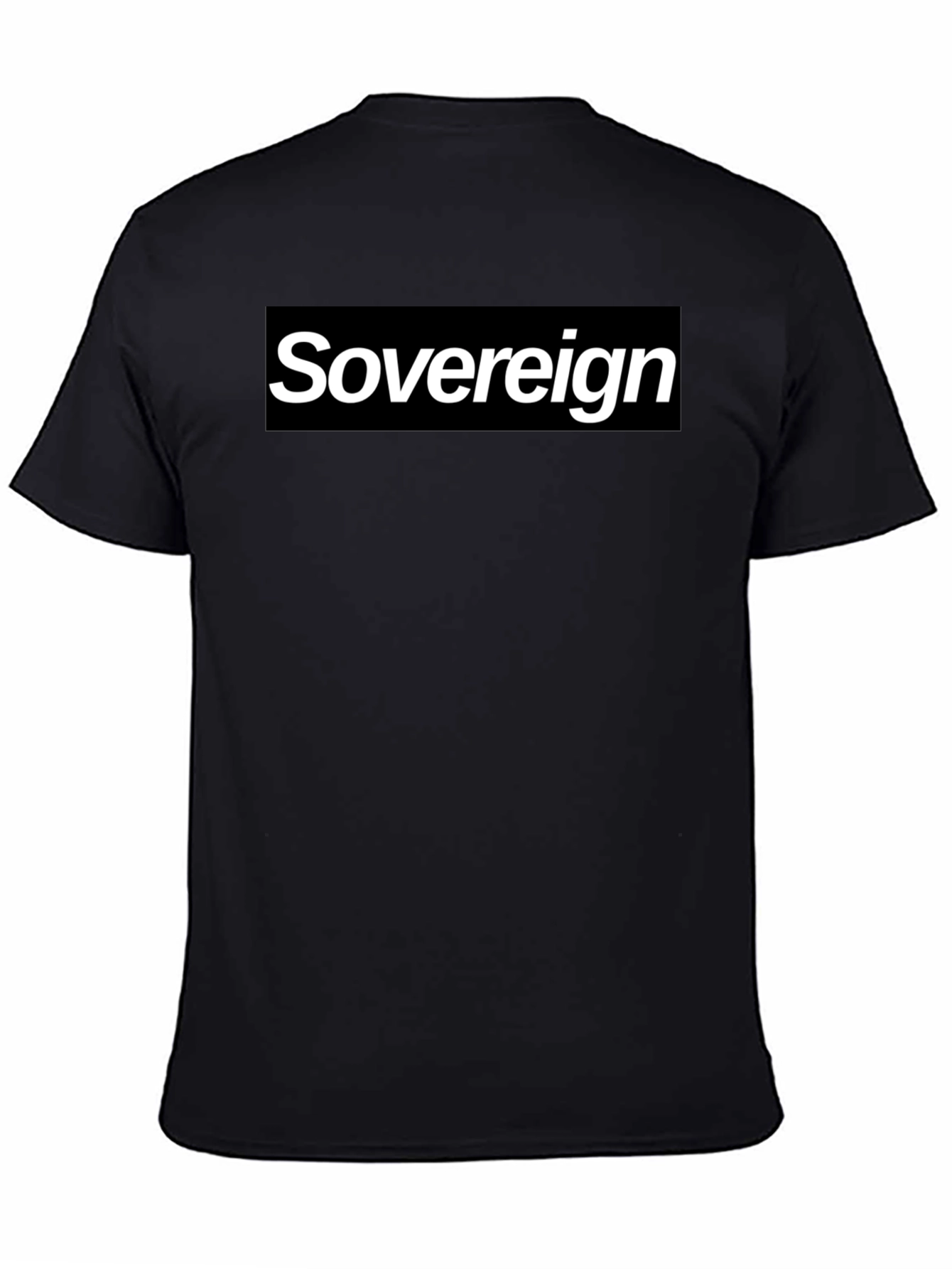 Sovereign Graphic Tee - Black Cotton Blend