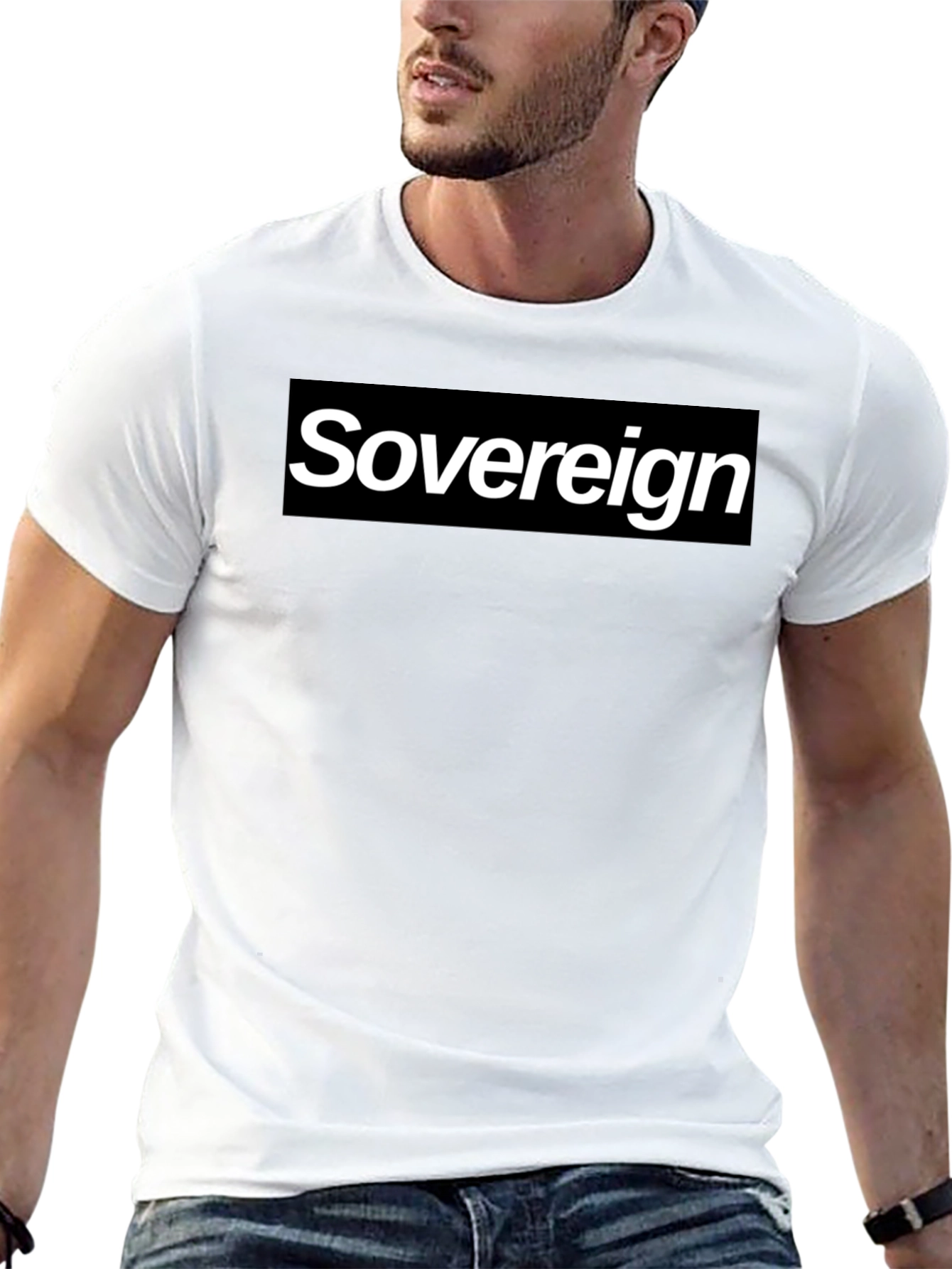 Sovereign Graphic Tee - Black Cotton Blend
