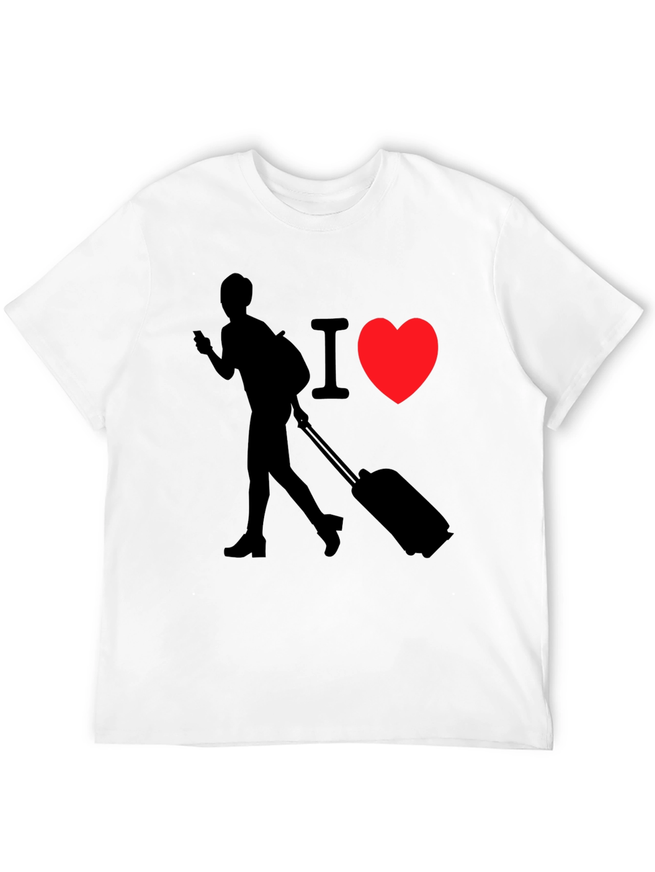 I Love Travel T-Shirt - Traveler Design