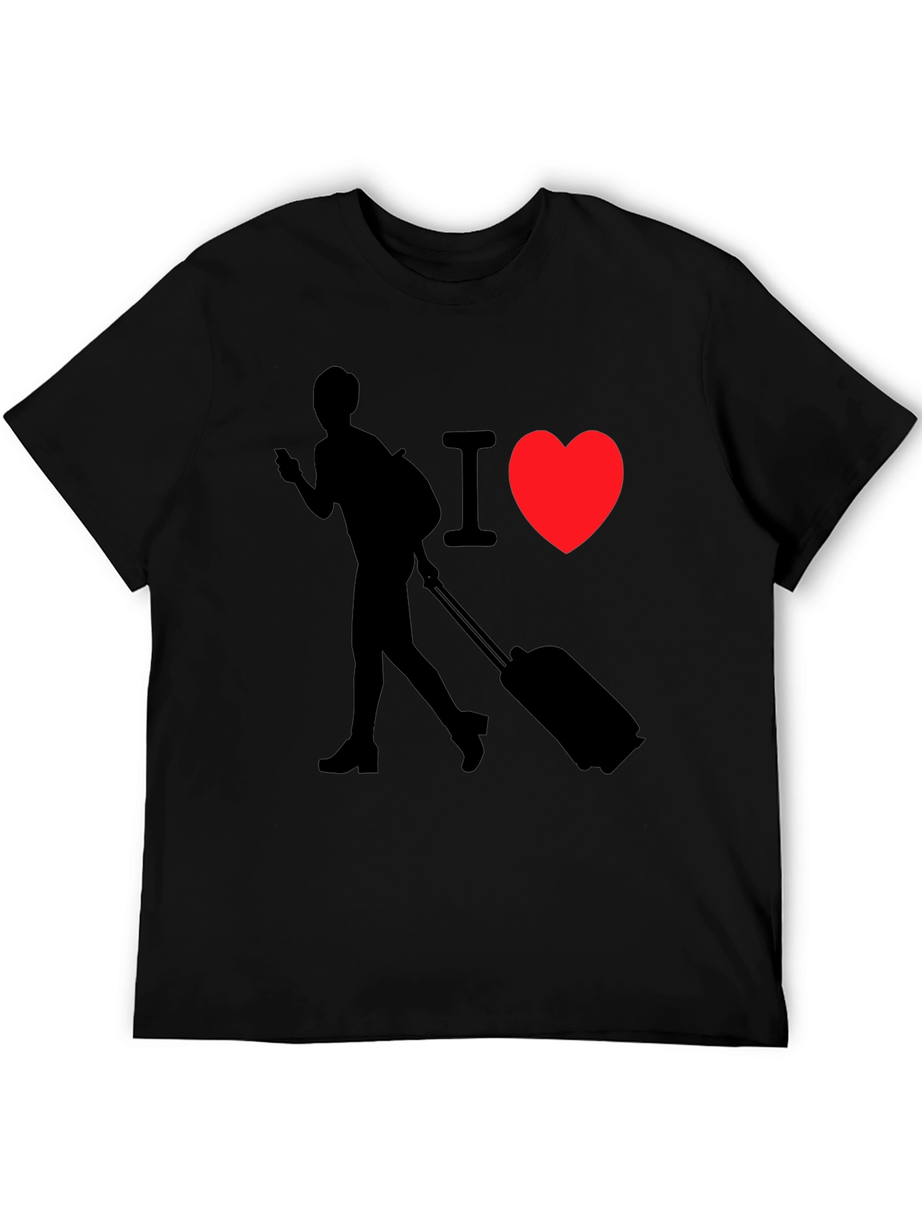 I Love Travel T-Shirt - Traveler Design