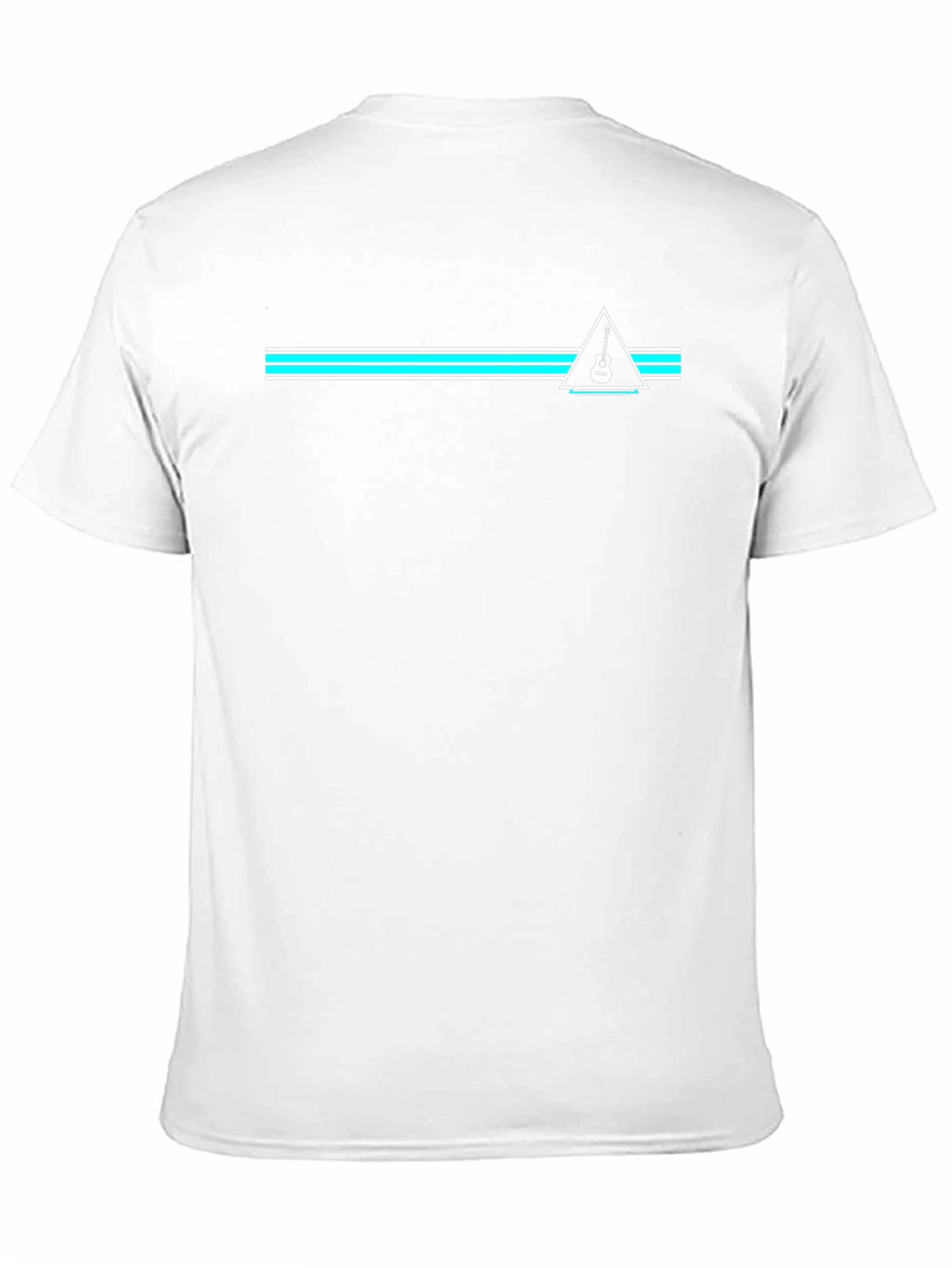 Guitar Graphic Tee - Stylish Black Cotton T-Shirt