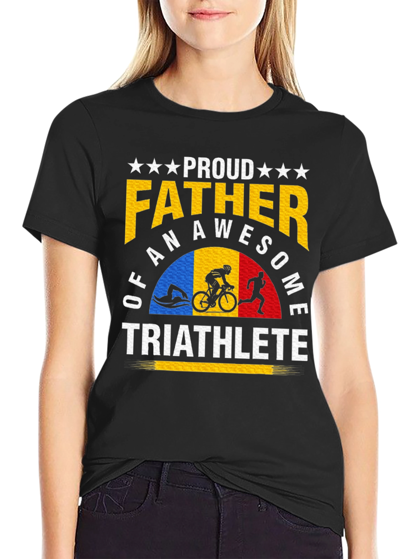 Proud Father of an Awesome Triathlete T-Shirt