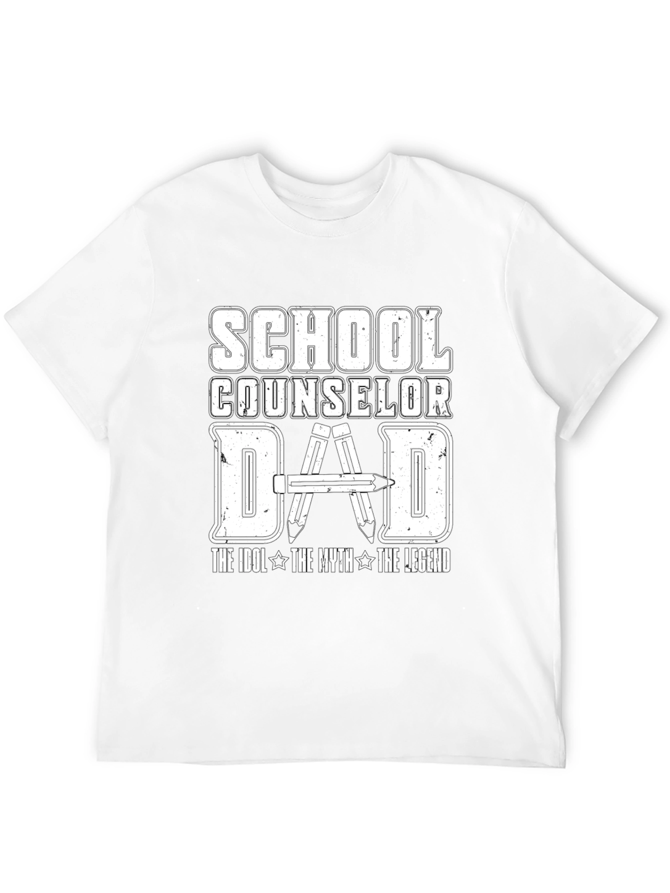 School Counselor Dad Graphic T-Shirt