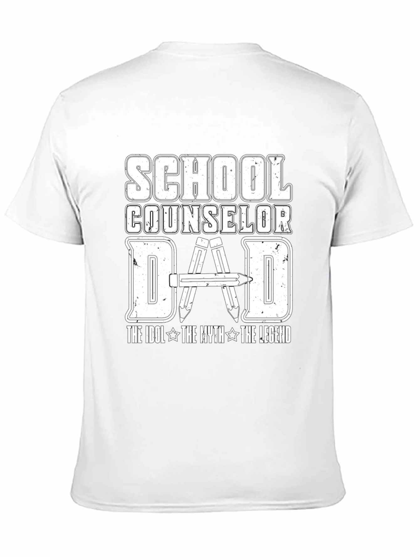 School Counselor Dad Graphic T-Shirt