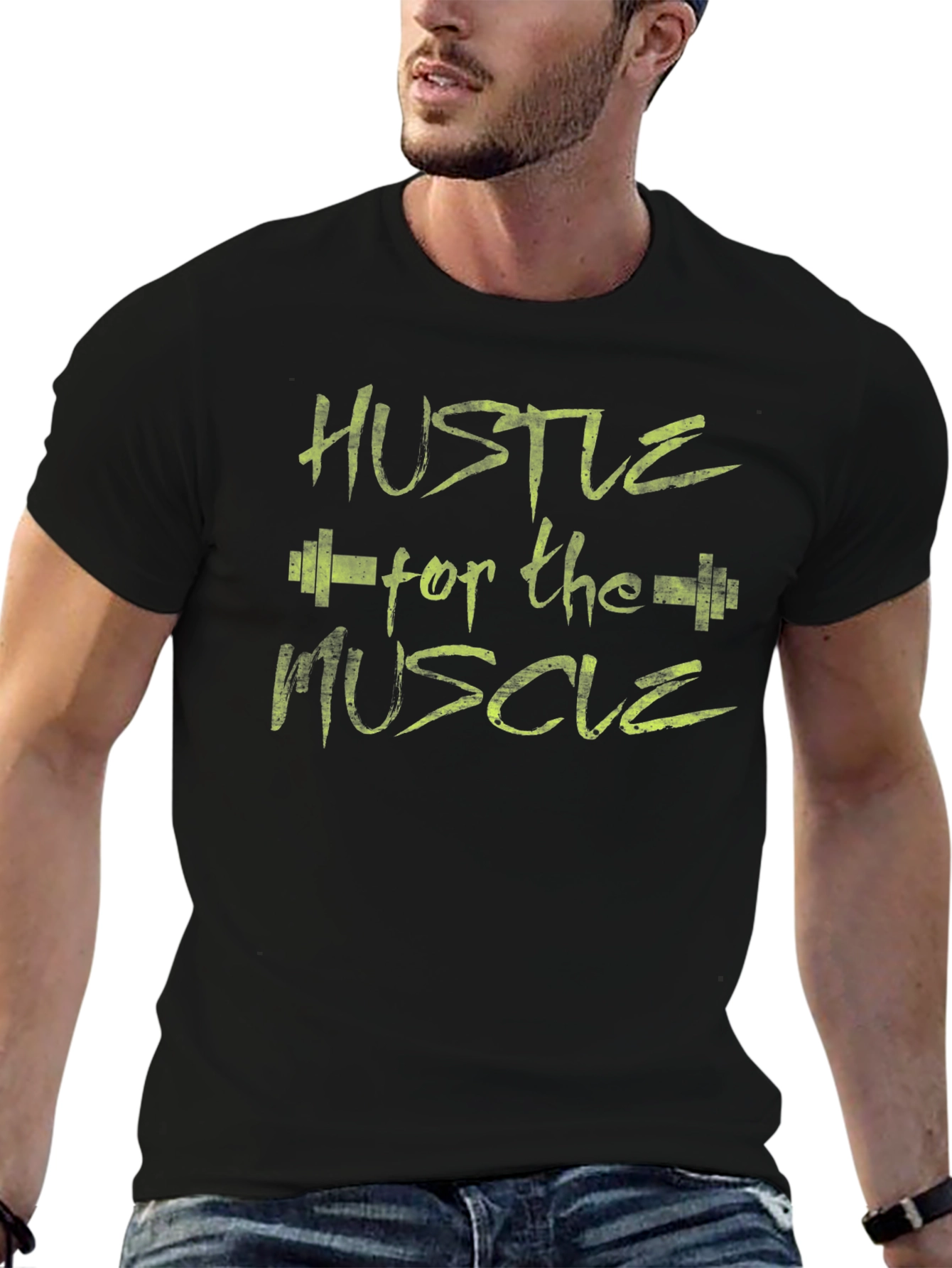 Hustle for the Muscle Workout T-Shirt