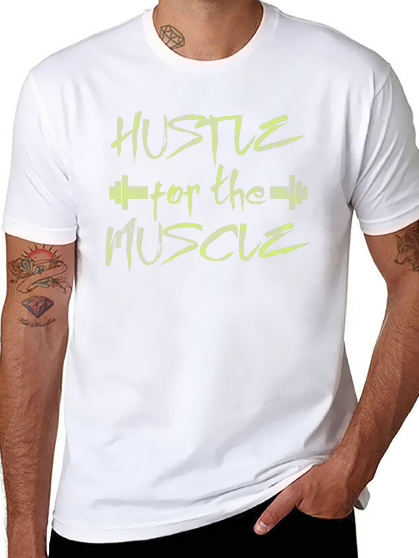 Hustle for the Muscle Workout T-Shirt