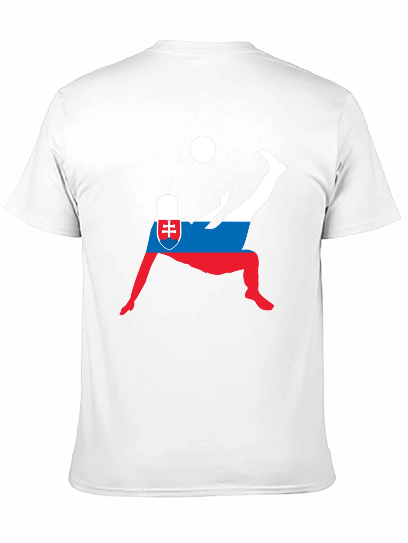 Slovakia Soccer T-Shirt: Flag Football Player