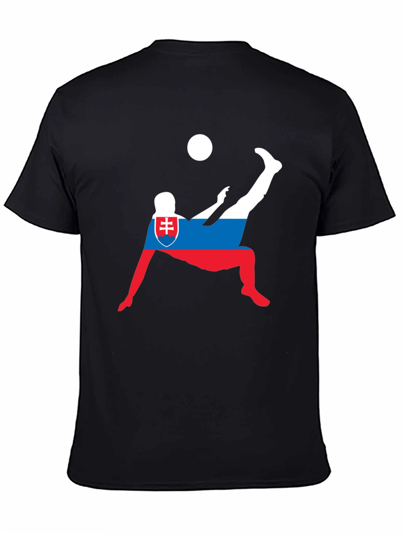 Slovakia Soccer T-Shirt: Flag Football Player