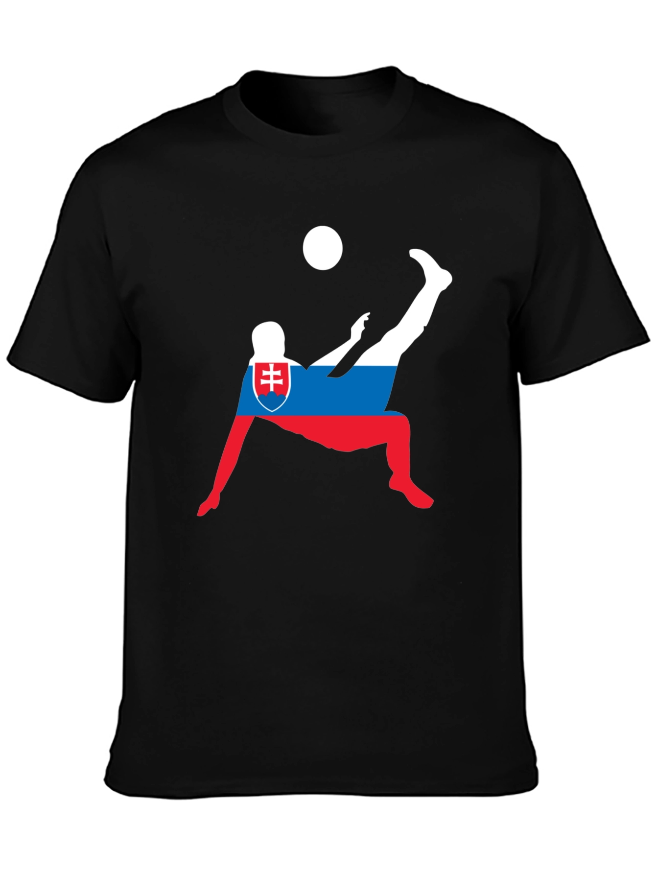 Slovakia Soccer T-Shirt: Flag Football Player