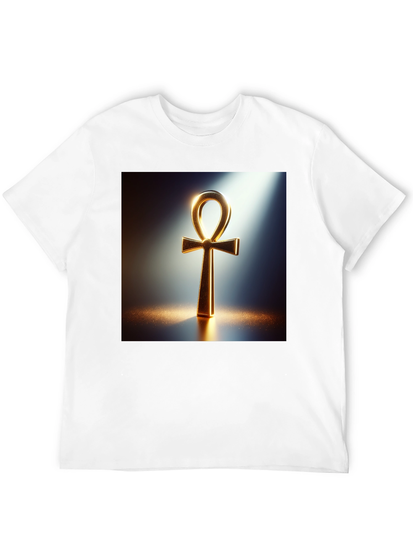 Ankh Graphic Tee - Stylish Egyptian Symbol