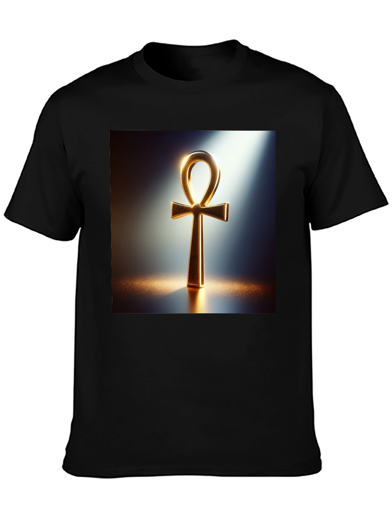 Ankh Graphic Tee - Stylish Egyptian Symbol