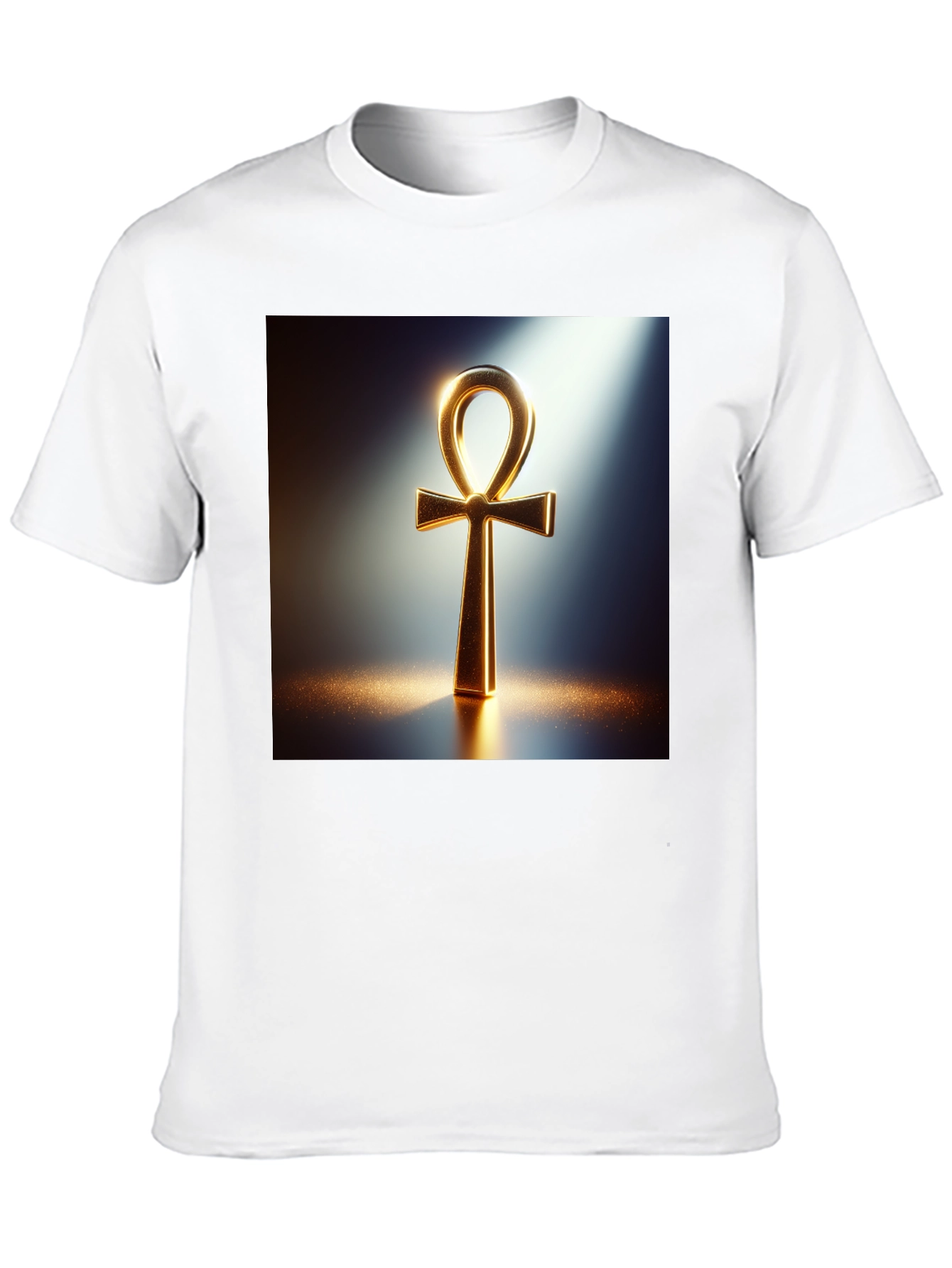 Ankh Graphic Tee - Stylish Egyptian Symbol