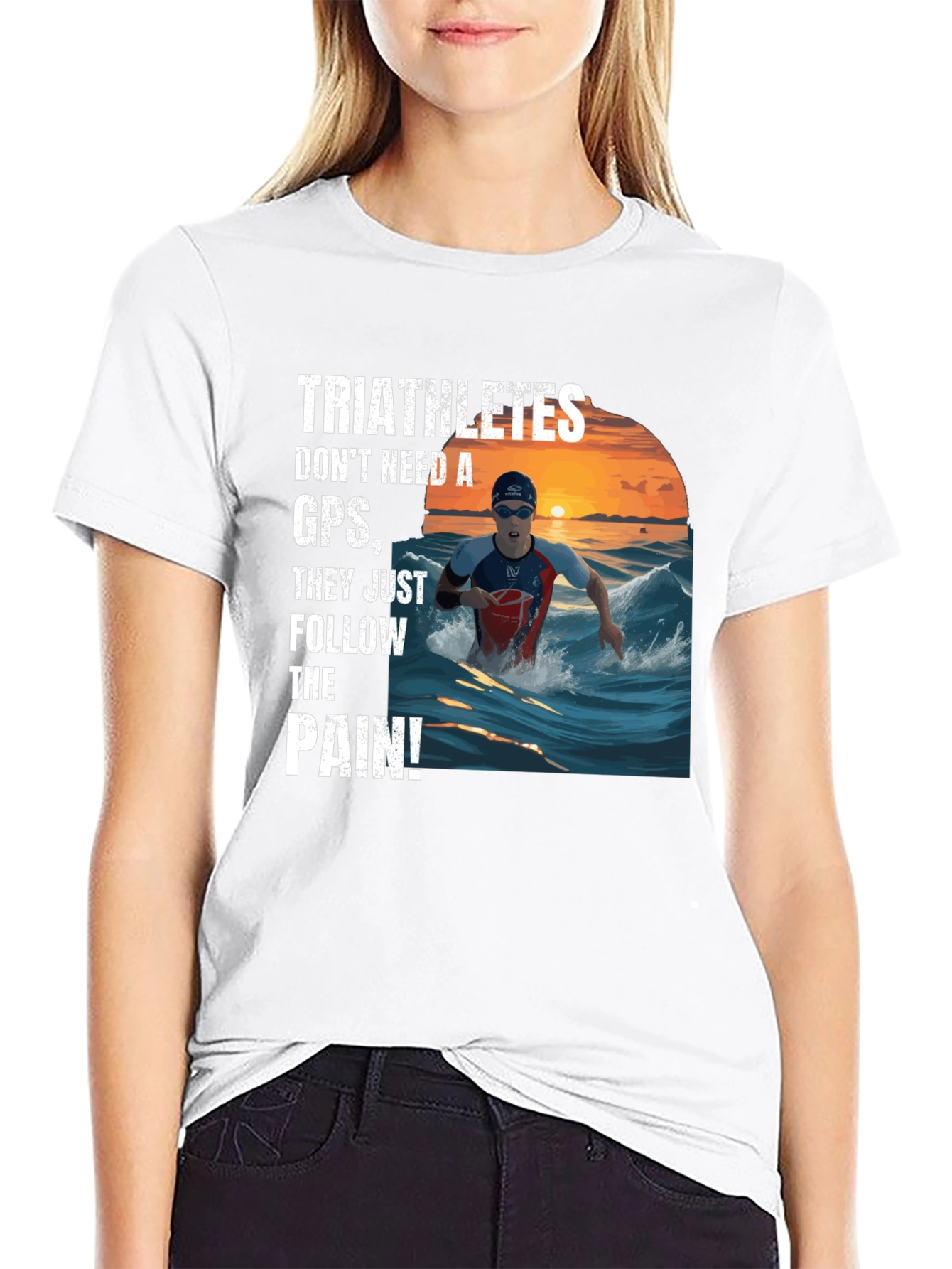 Triathletes Follow the Pain T-Shirt