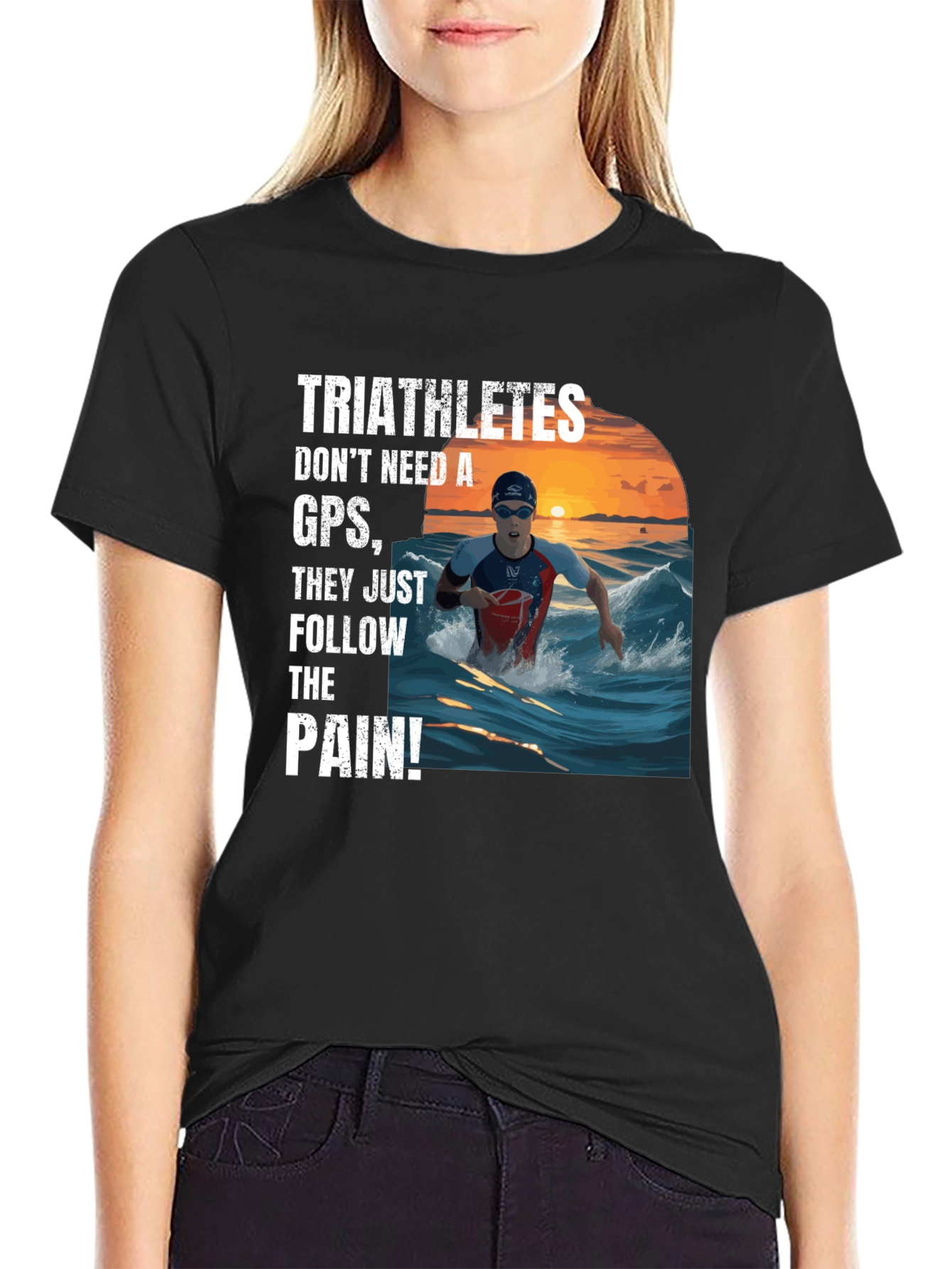 Triathletes Follow the Pain T-Shirt