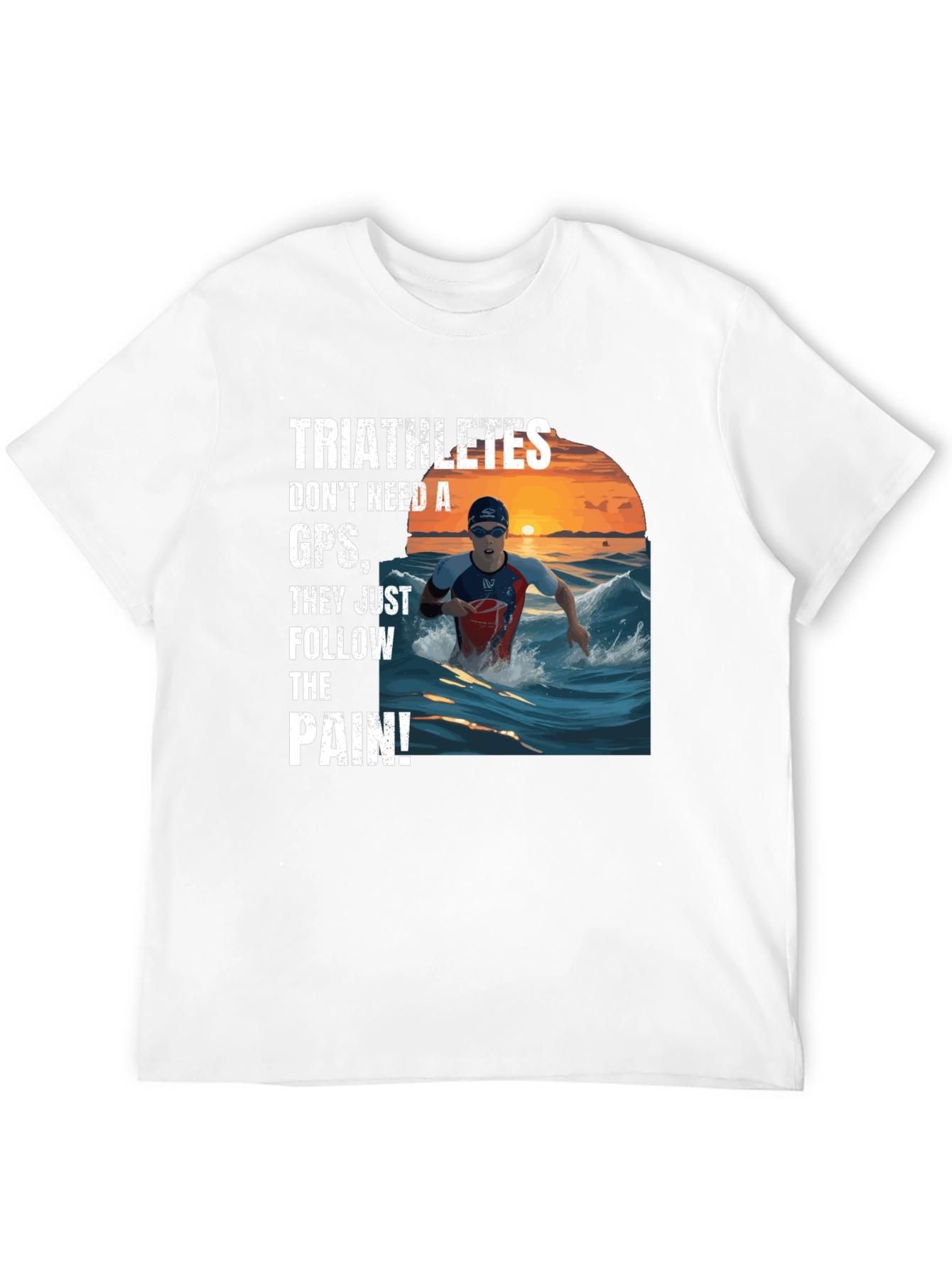 Triathletes Follow the Pain T-Shirt