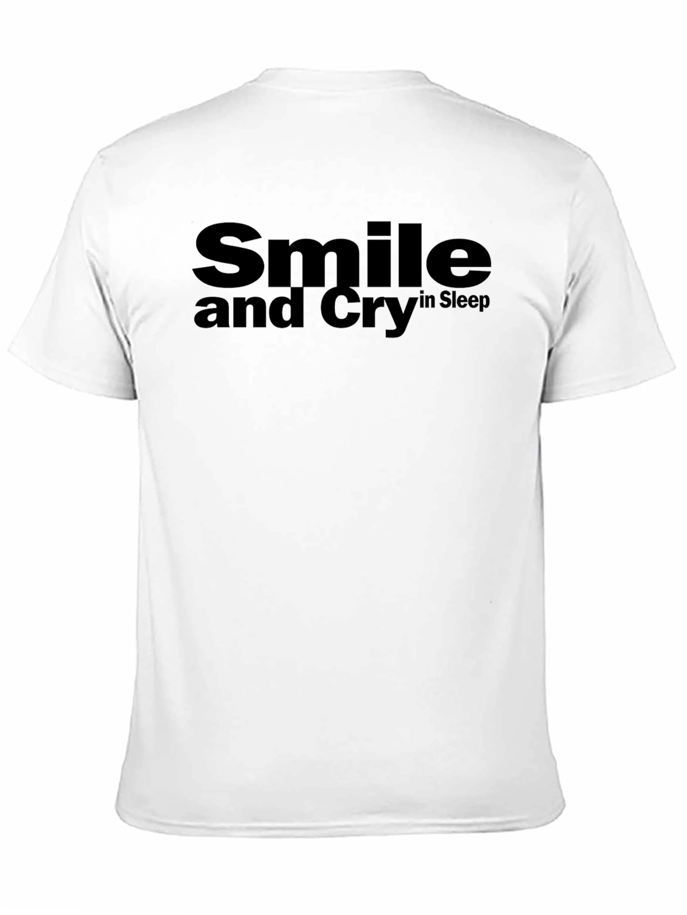 Smile and Cry in Sleep Black Tee