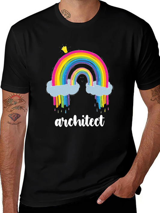 Architect Rainbow T-Shirt - Fun Colorful Design
