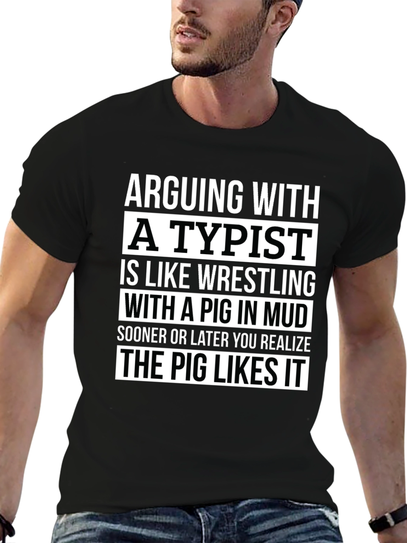 Arguing with a Typist Graphic T-Shirt