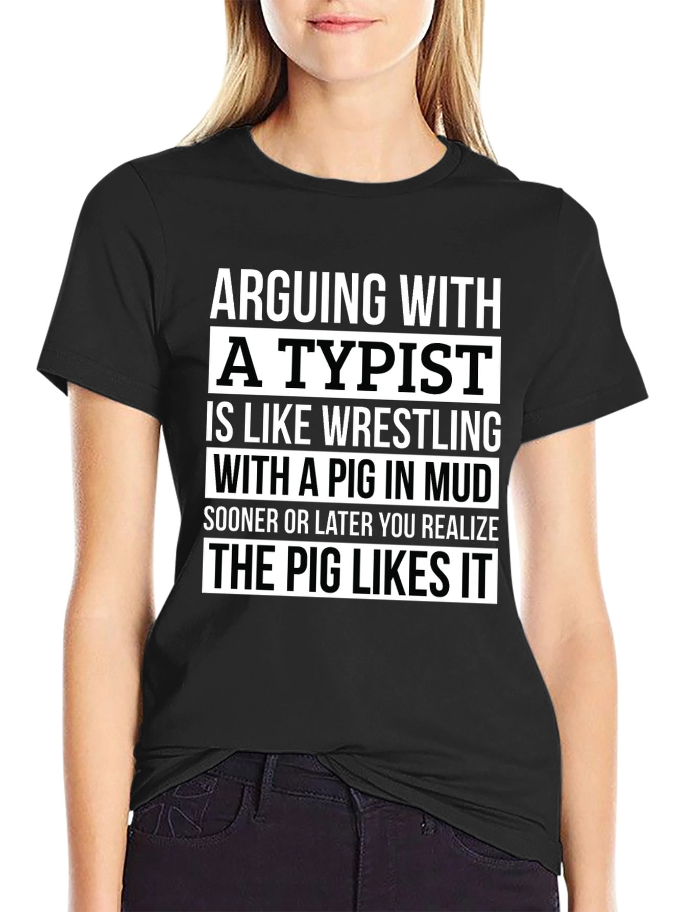Arguing with a Typist Graphic T-Shirt