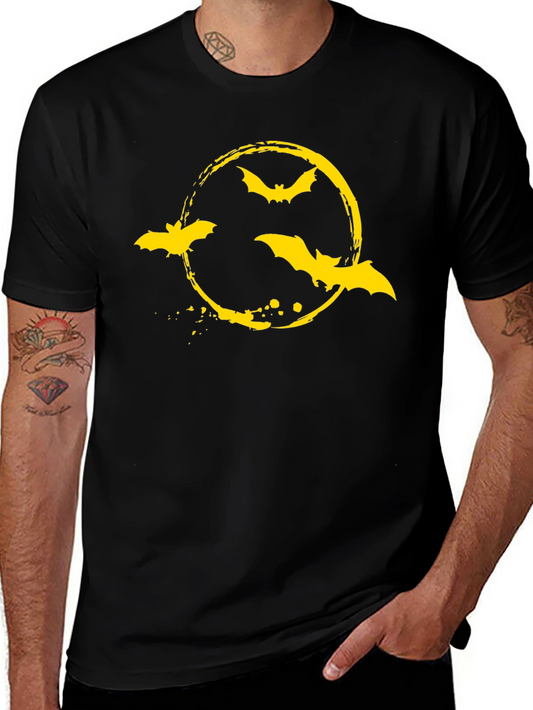 Bat Symbol Graphic Tee - Halloween T-Shirt