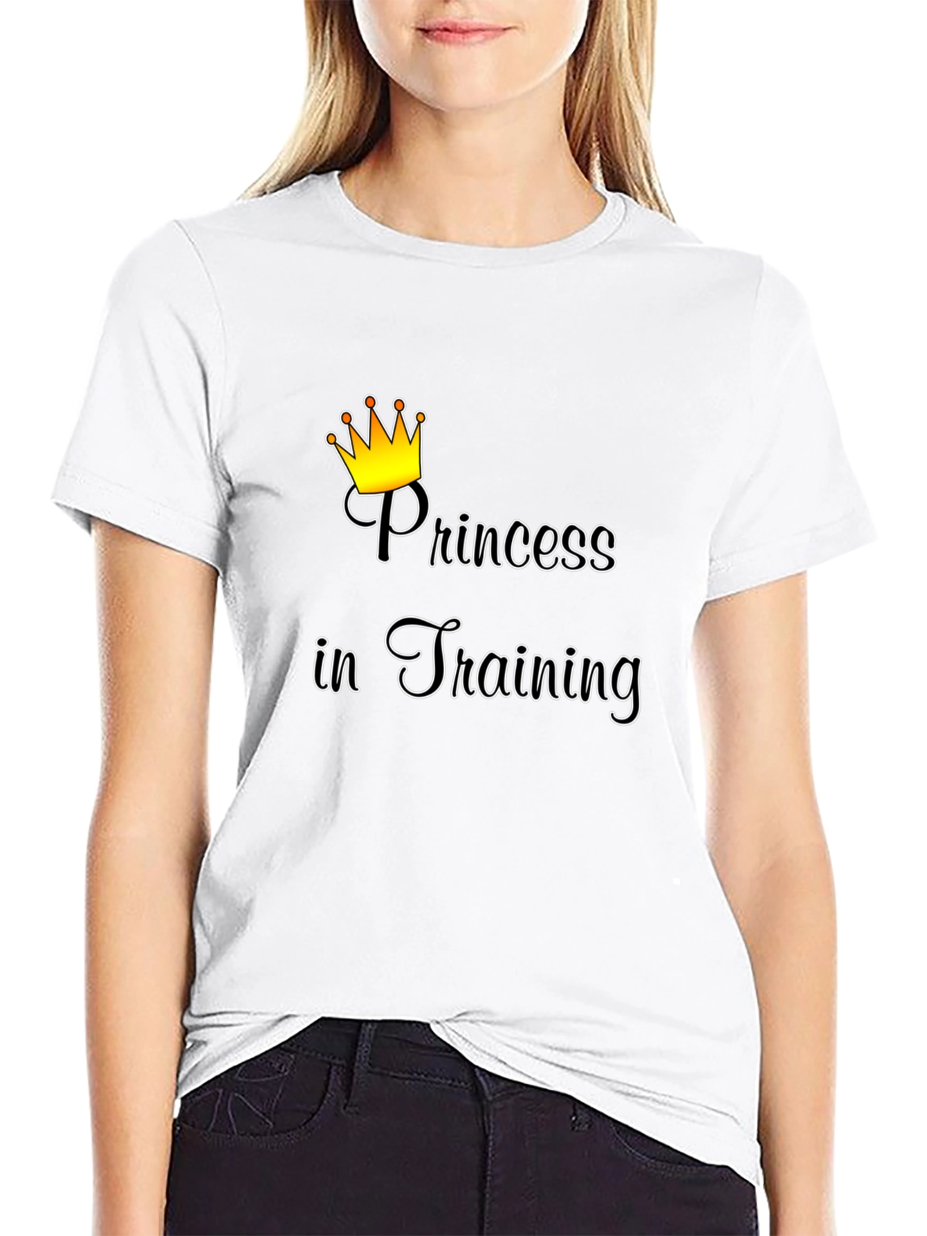 Princess In Training T-Shirt Black