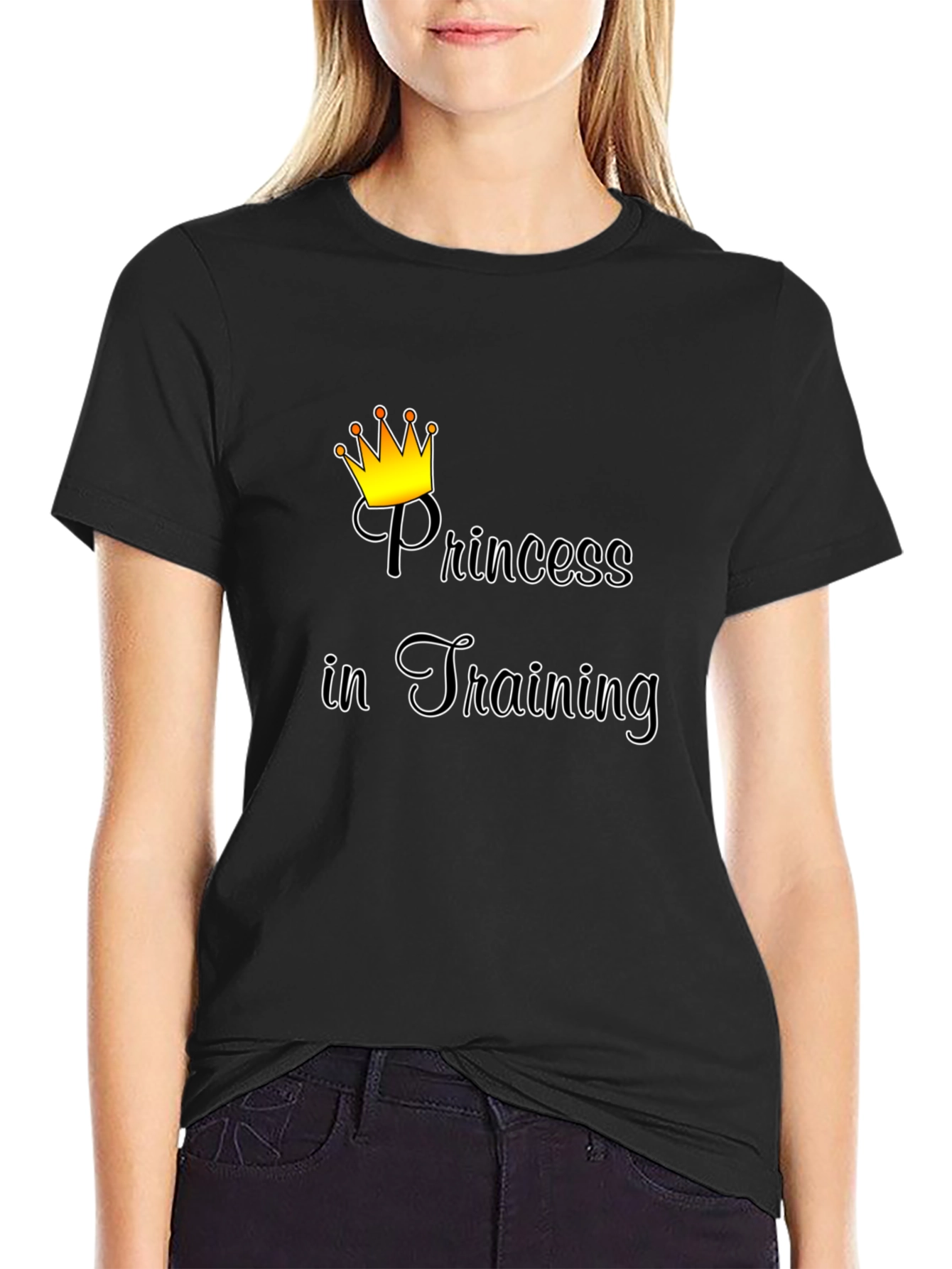 Princess In Training T-Shirt Black