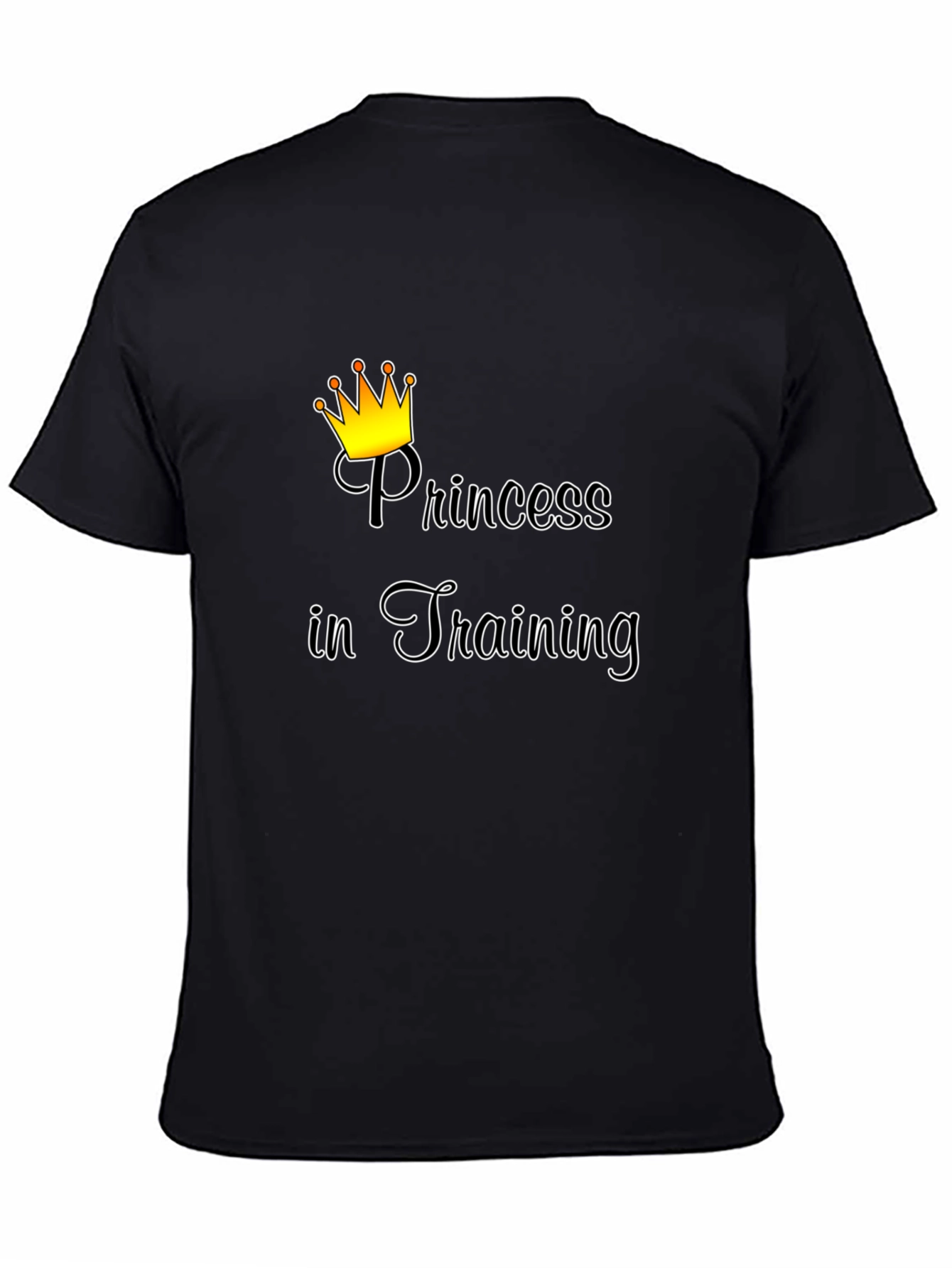 Princess In Training T-Shirt Black