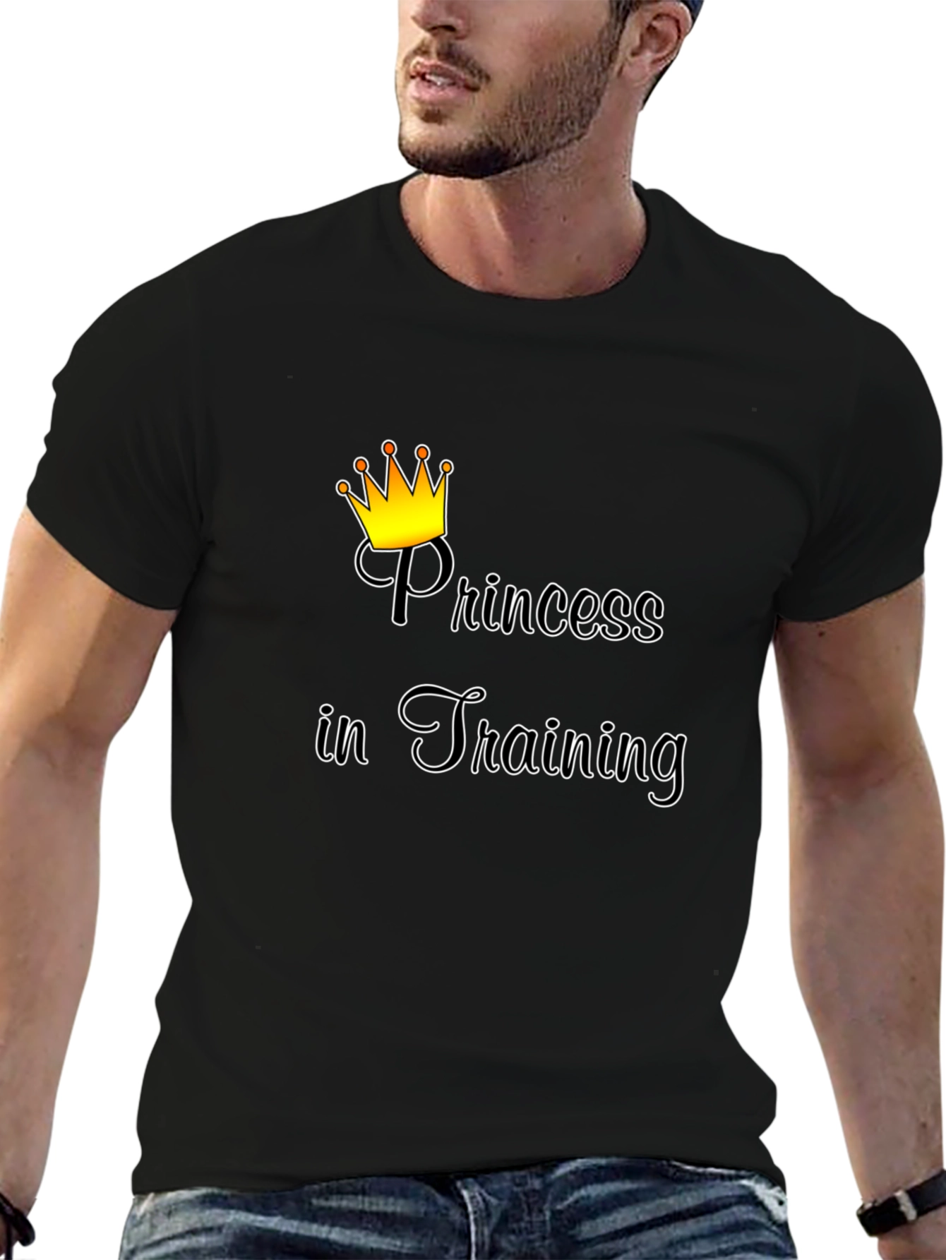 Princess In Training T-Shirt Black