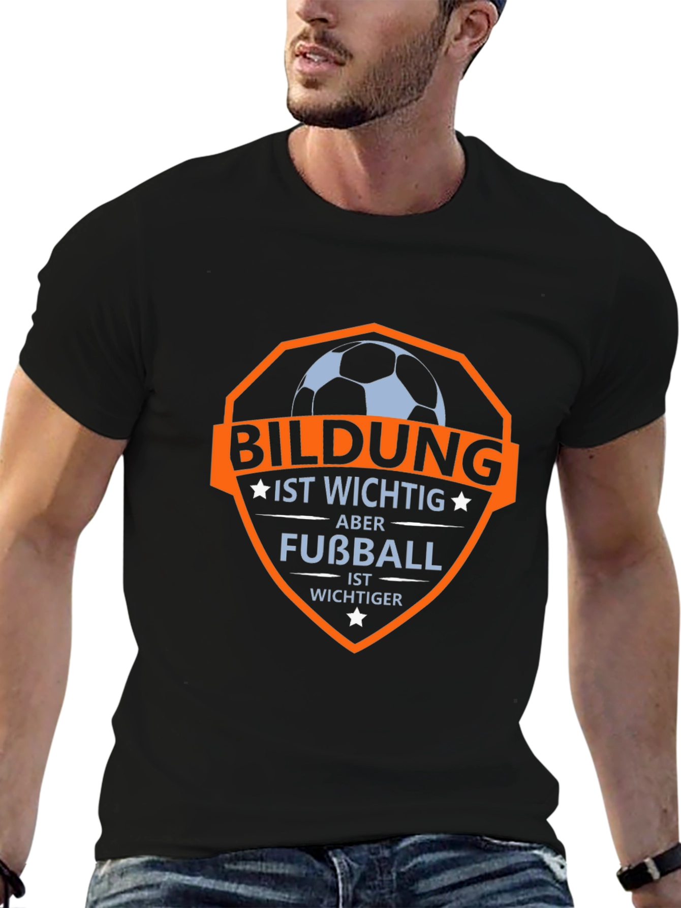 Education Vs Soccer Graphic Tee