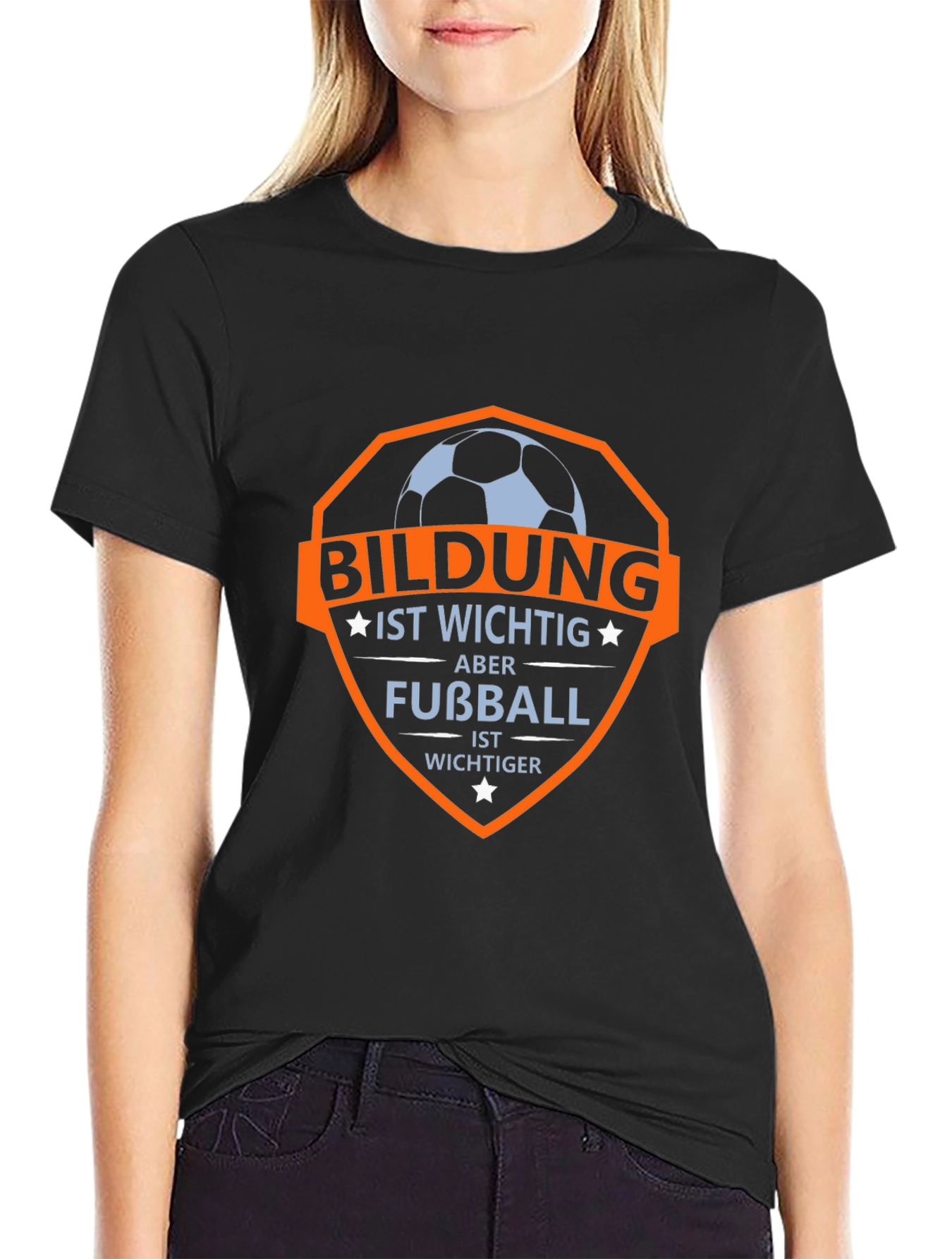 Education Vs Soccer Graphic Tee