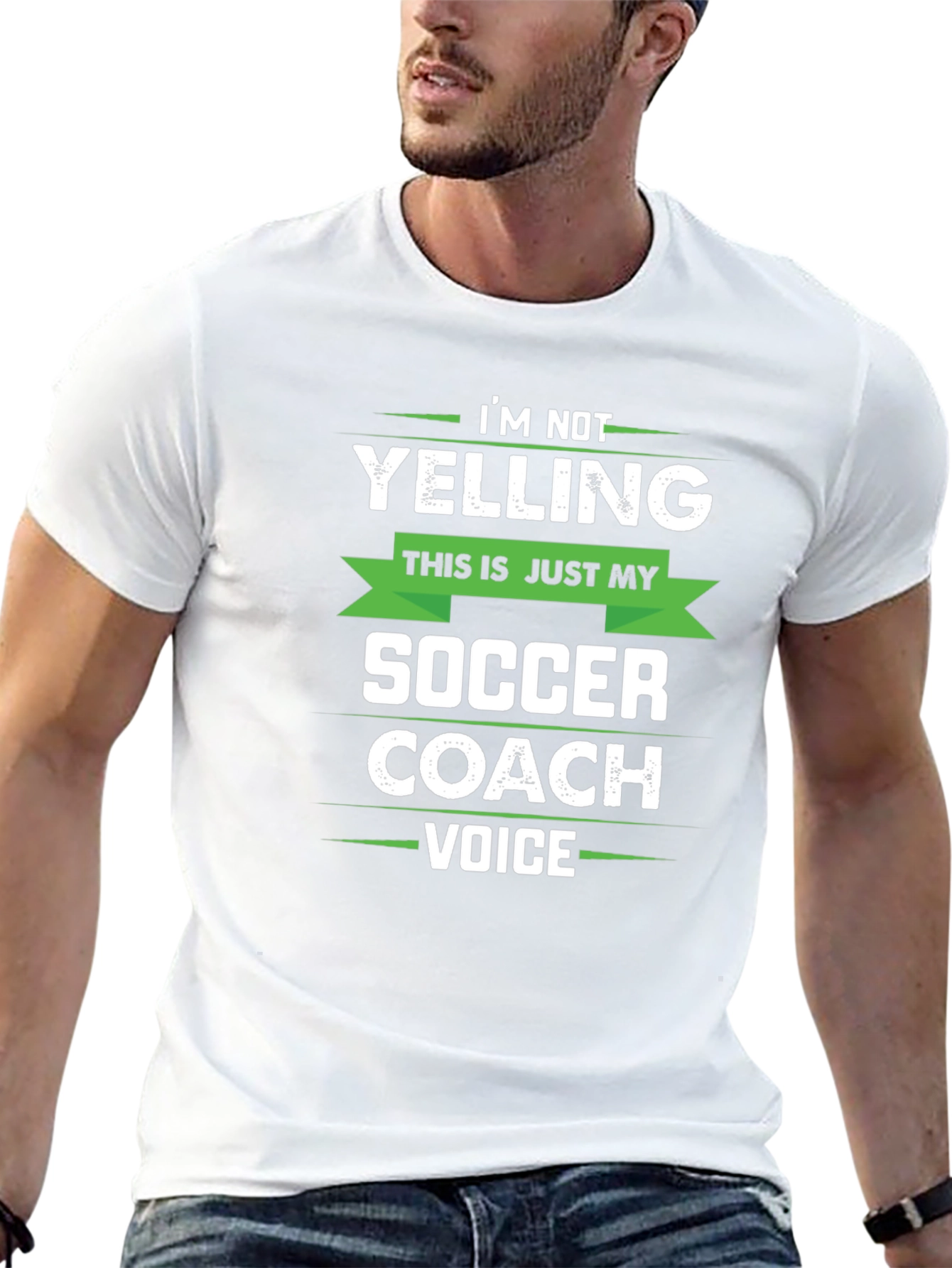 Soccer Coach Voice T-Shirt - Funny Novelty Tee
