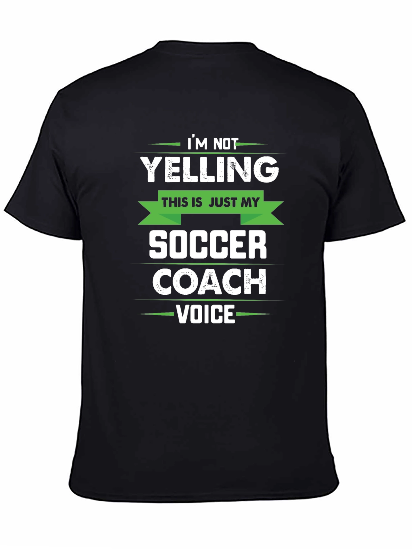 Soccer Coach Voice T-Shirt - Funny Novelty Tee