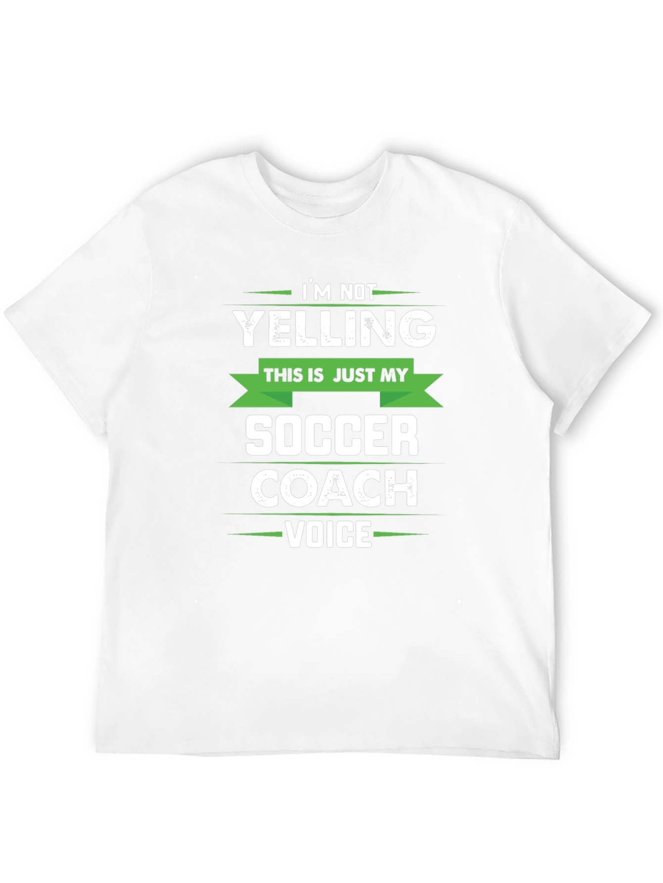 Soccer Coach Voice T-Shirt - Funny Novelty Tee