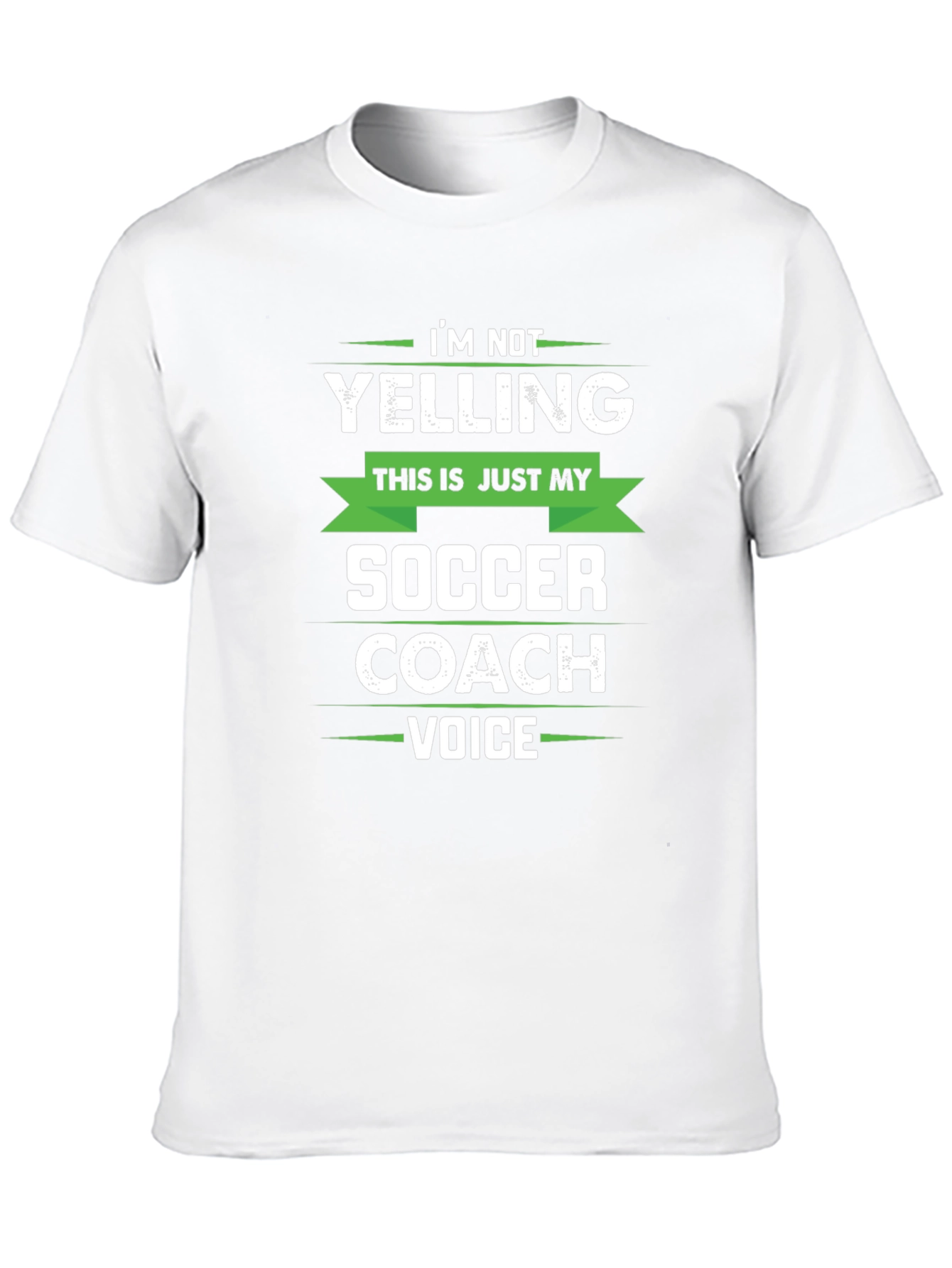 Soccer Coach Voice T-Shirt - Funny Novelty Tee