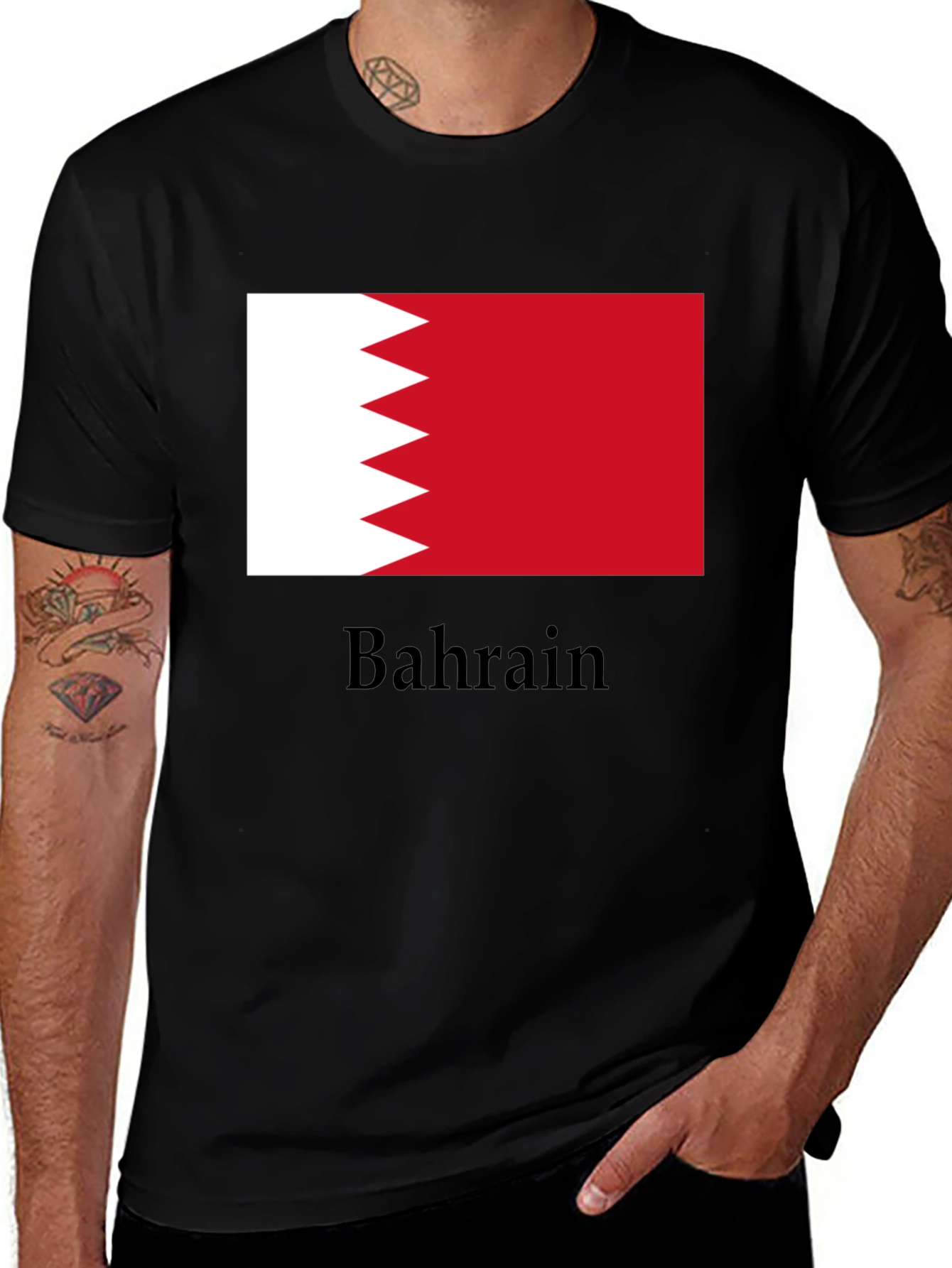 Bahrain Flag T-Shirt - Patriotic Pride