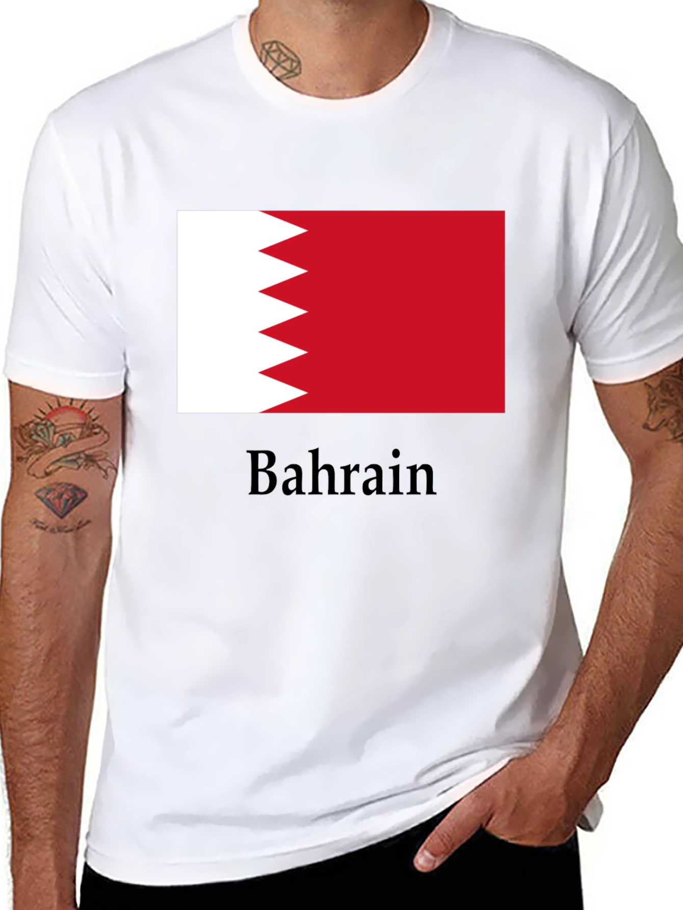Bahrain Flag T-Shirt - Patriotic Pride