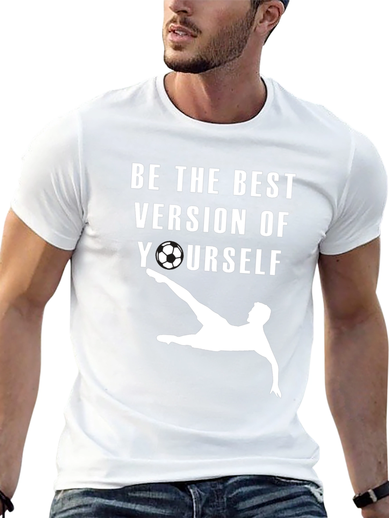 Be The Best Version Soccer Graphic Tee