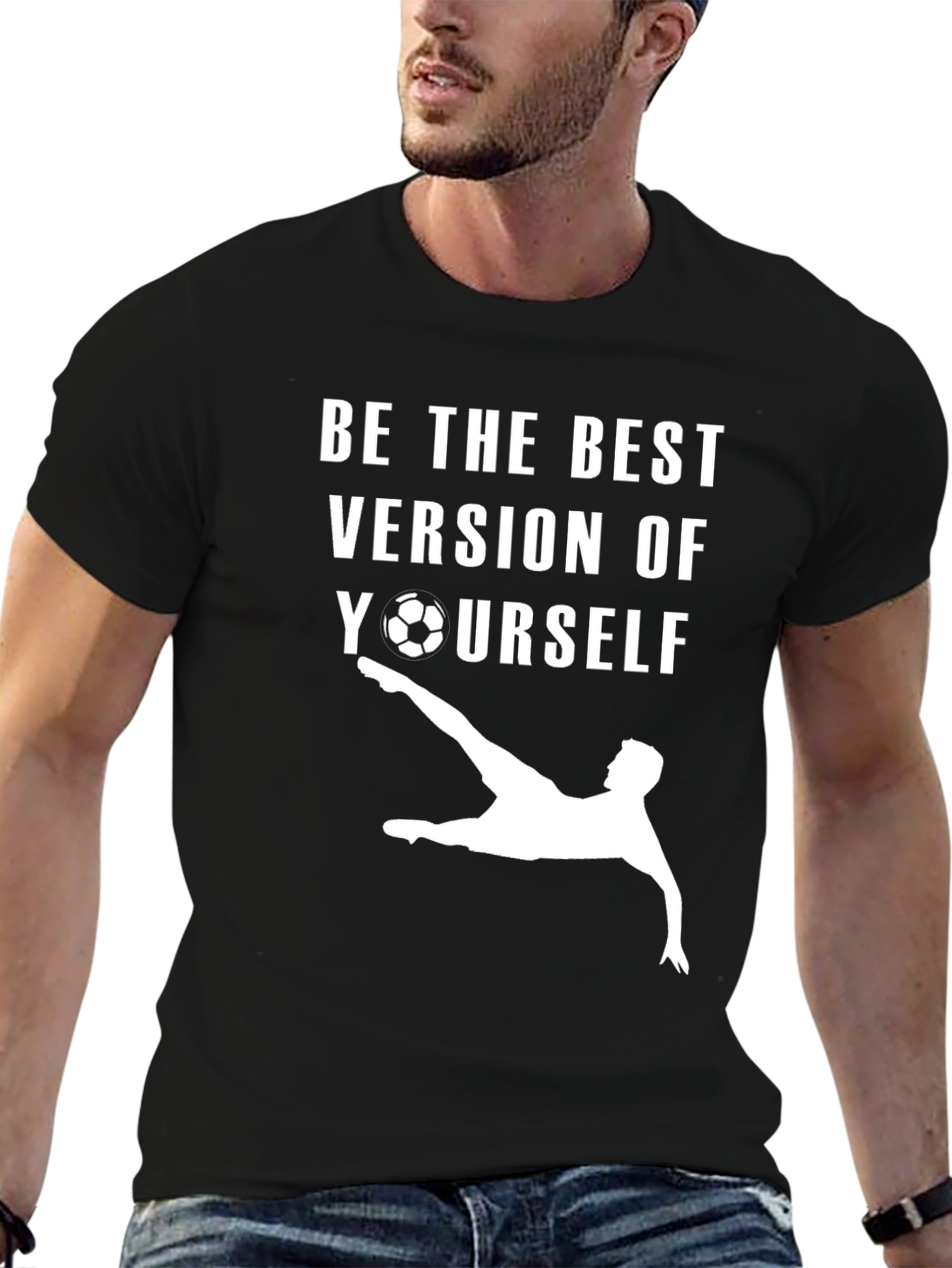 Be The Best Version Soccer Graphic Tee