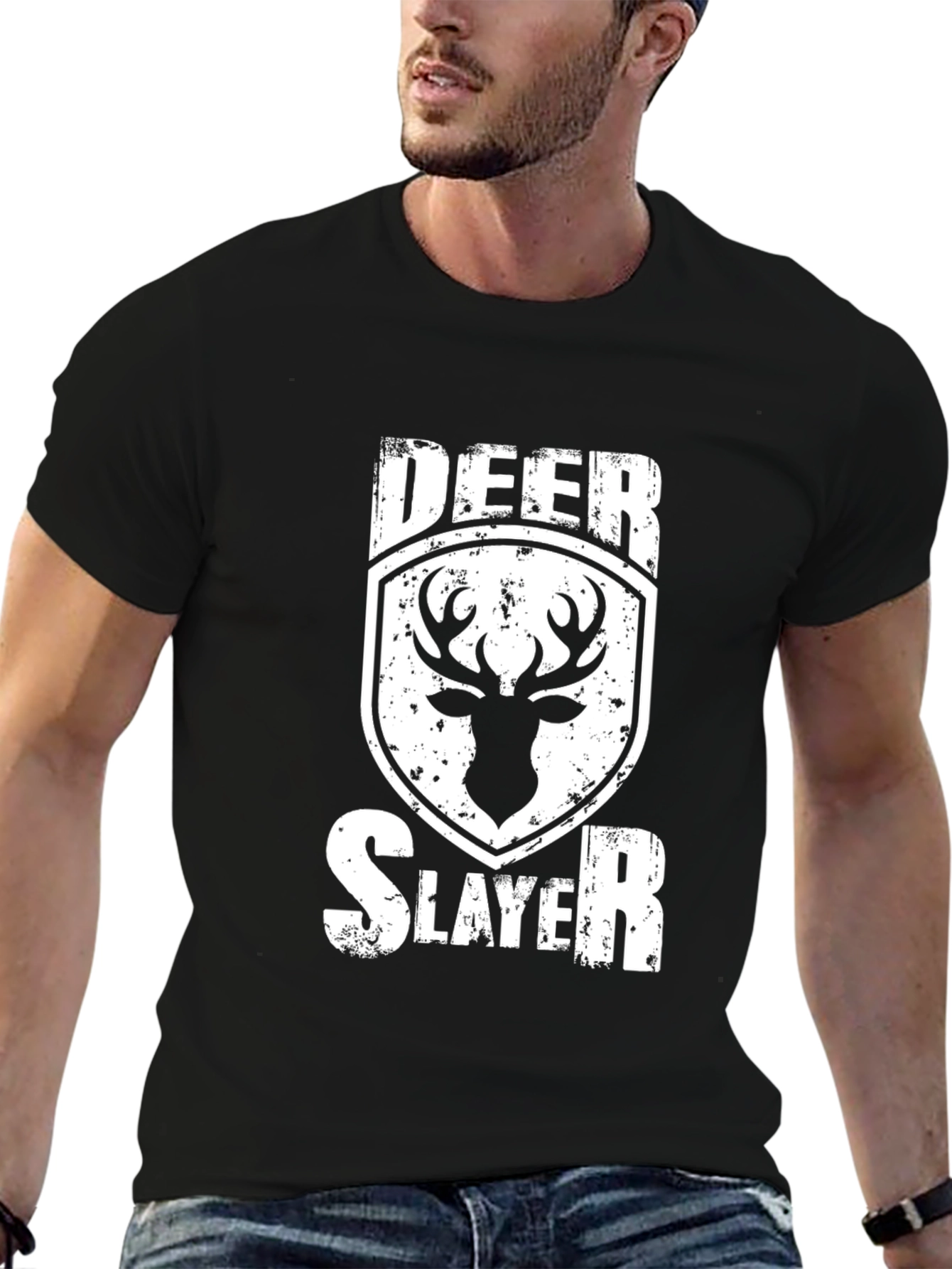 Deer Slayer Graphic T-Shirt - Hunting Apparel
