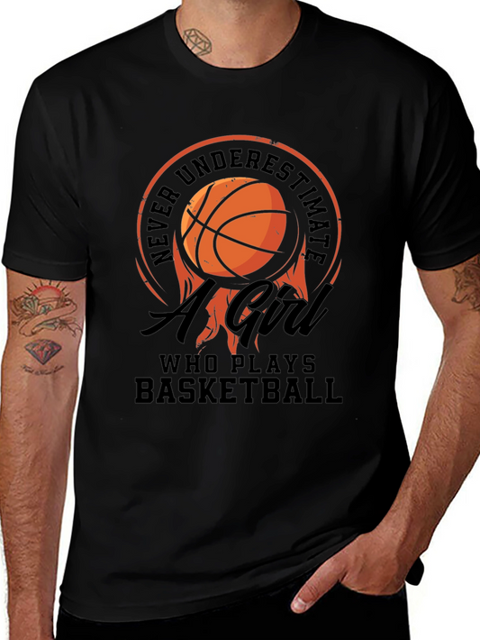 Basketball Girl T-Shirt: Never Underestimate