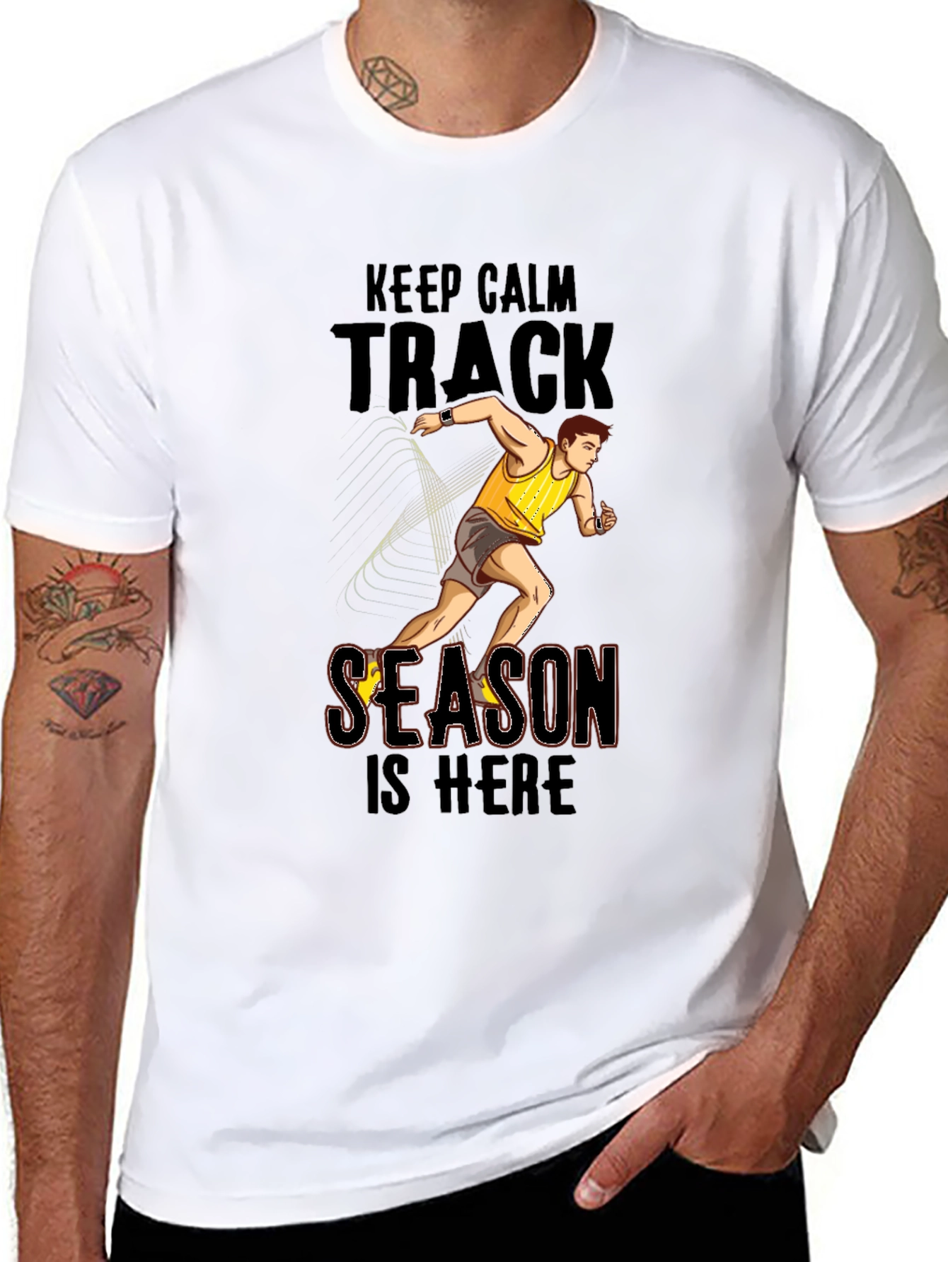 Keep Calm Track Season Here T-Shirt