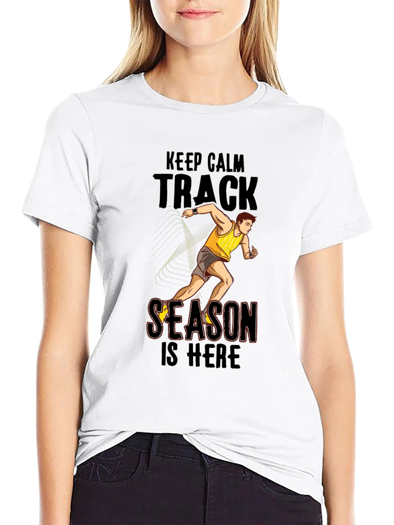 Keep Calm Track Season Here T-Shirt