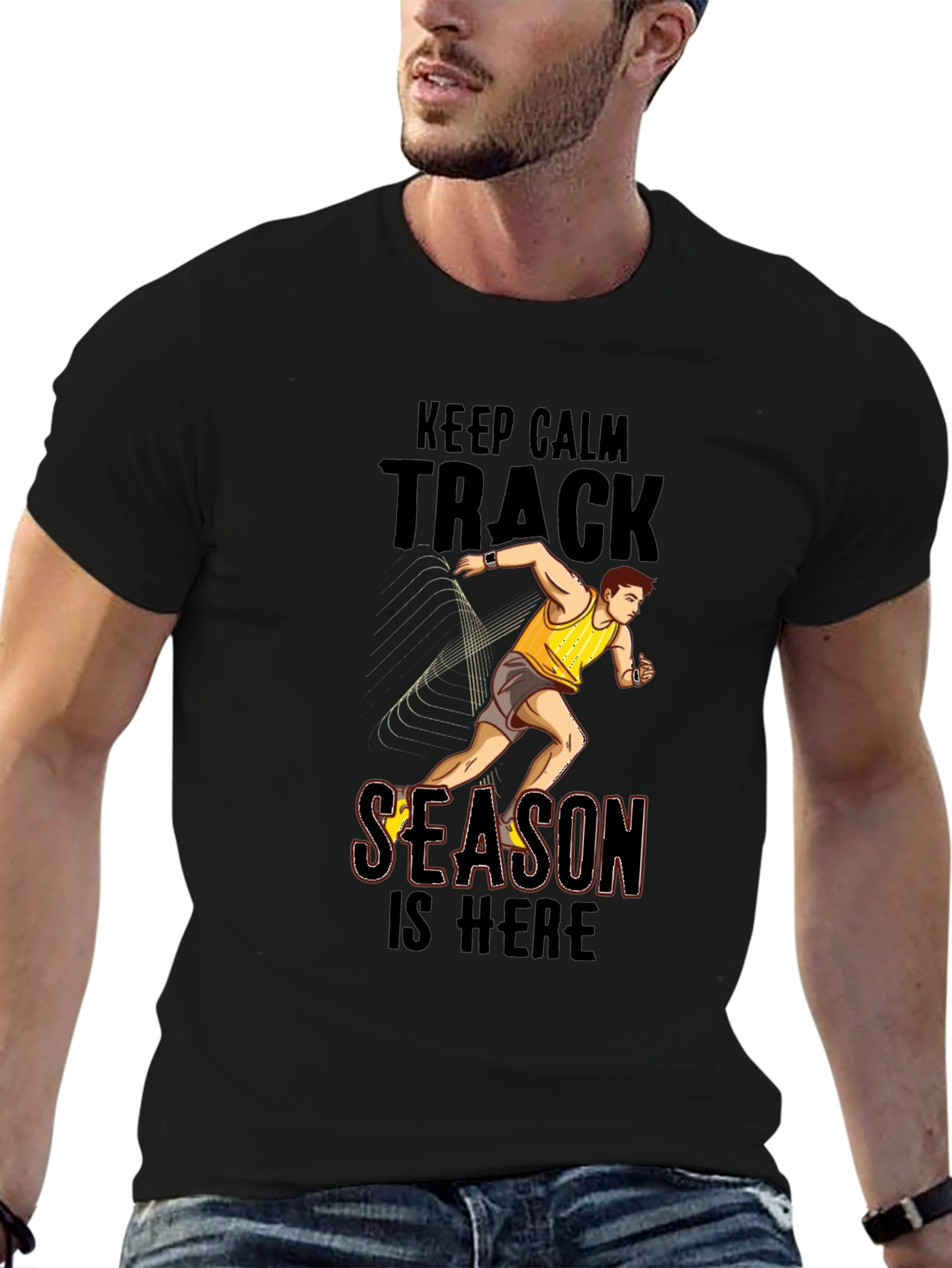 Keep Calm Track Season Here T-Shirt
