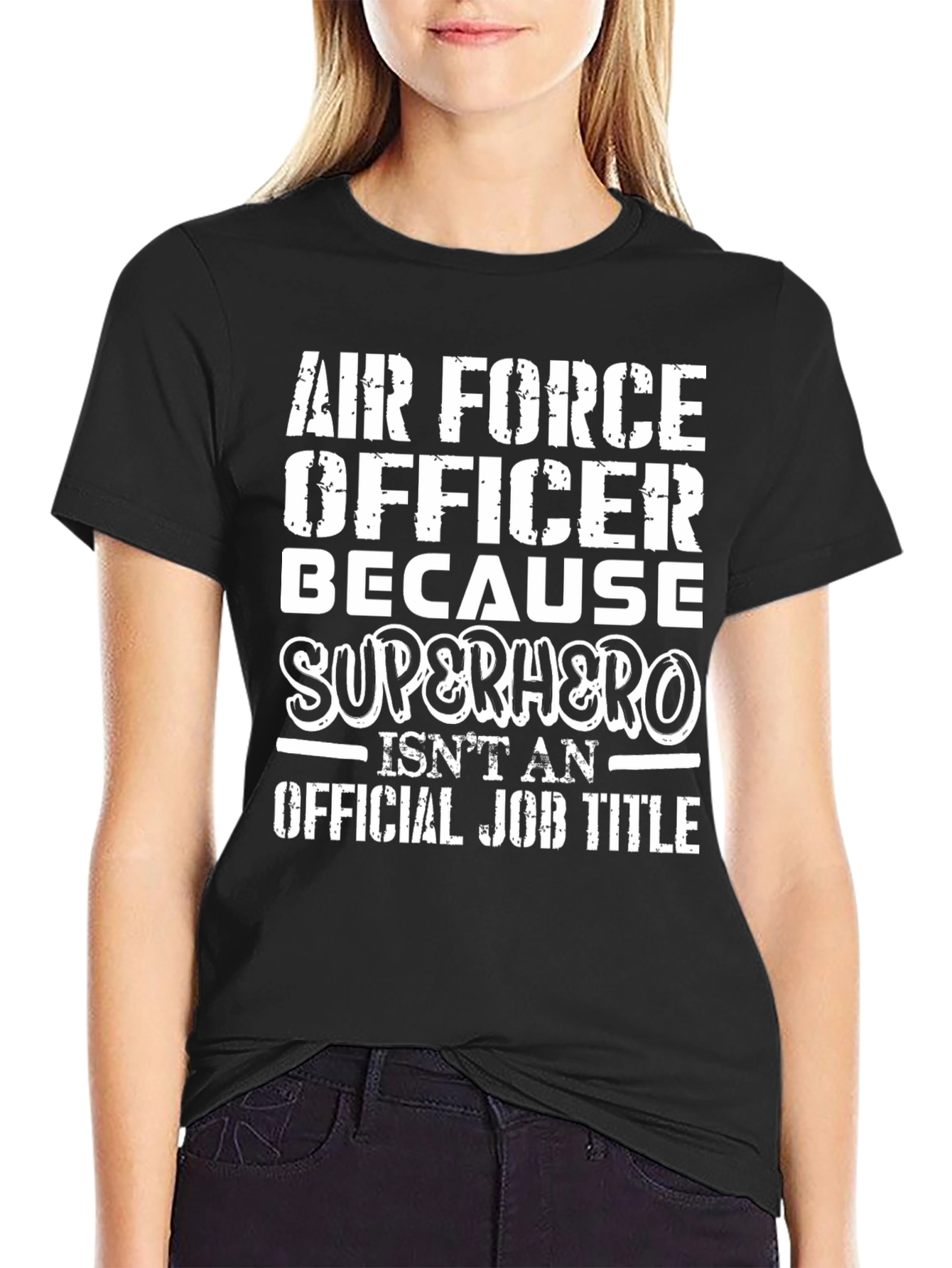 Air Force Officer Superhero T-Shirt