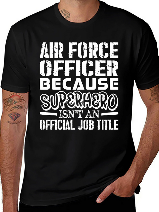 Air Force Officer Superhero T-Shirt