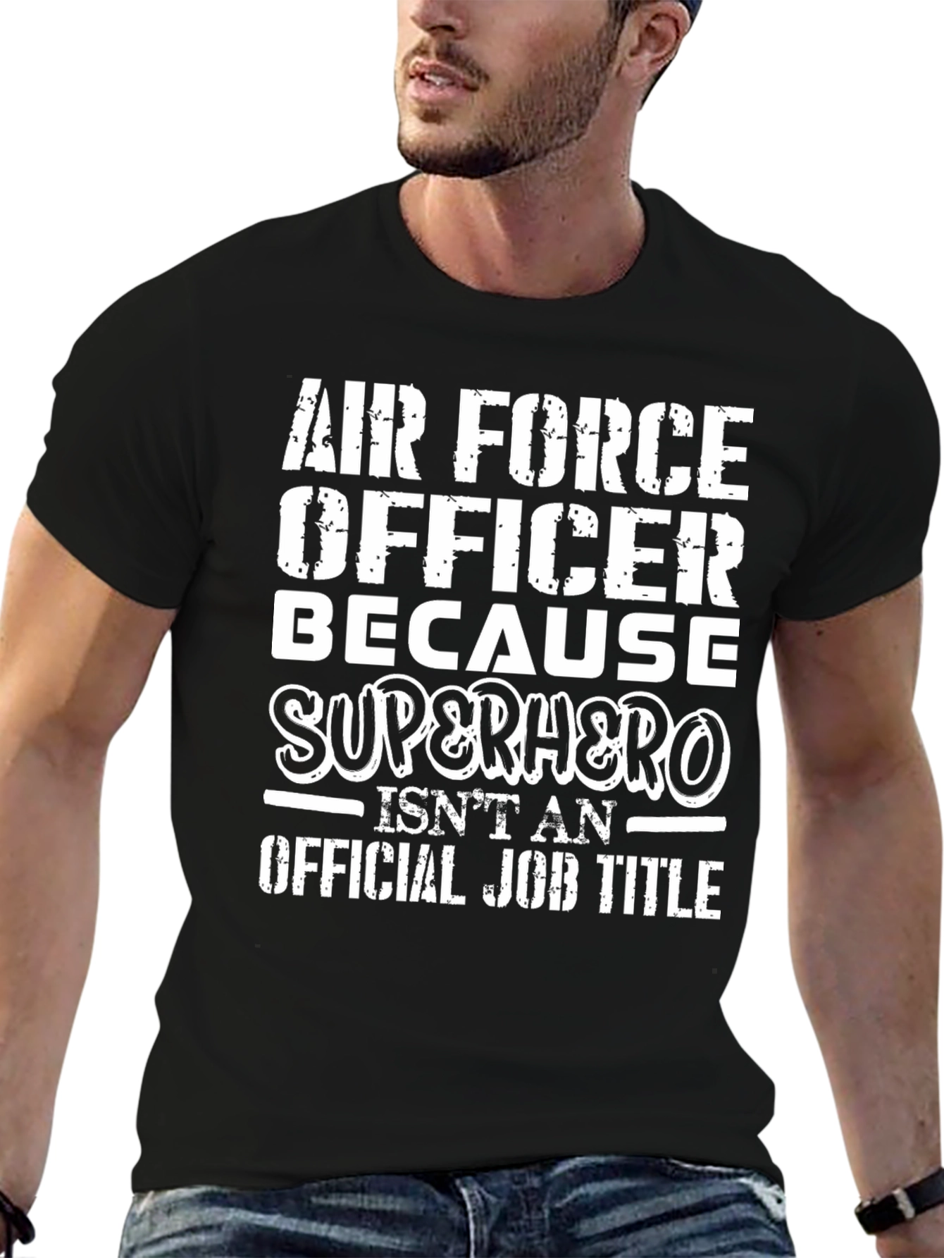 Air Force Officer Superhero T-Shirt