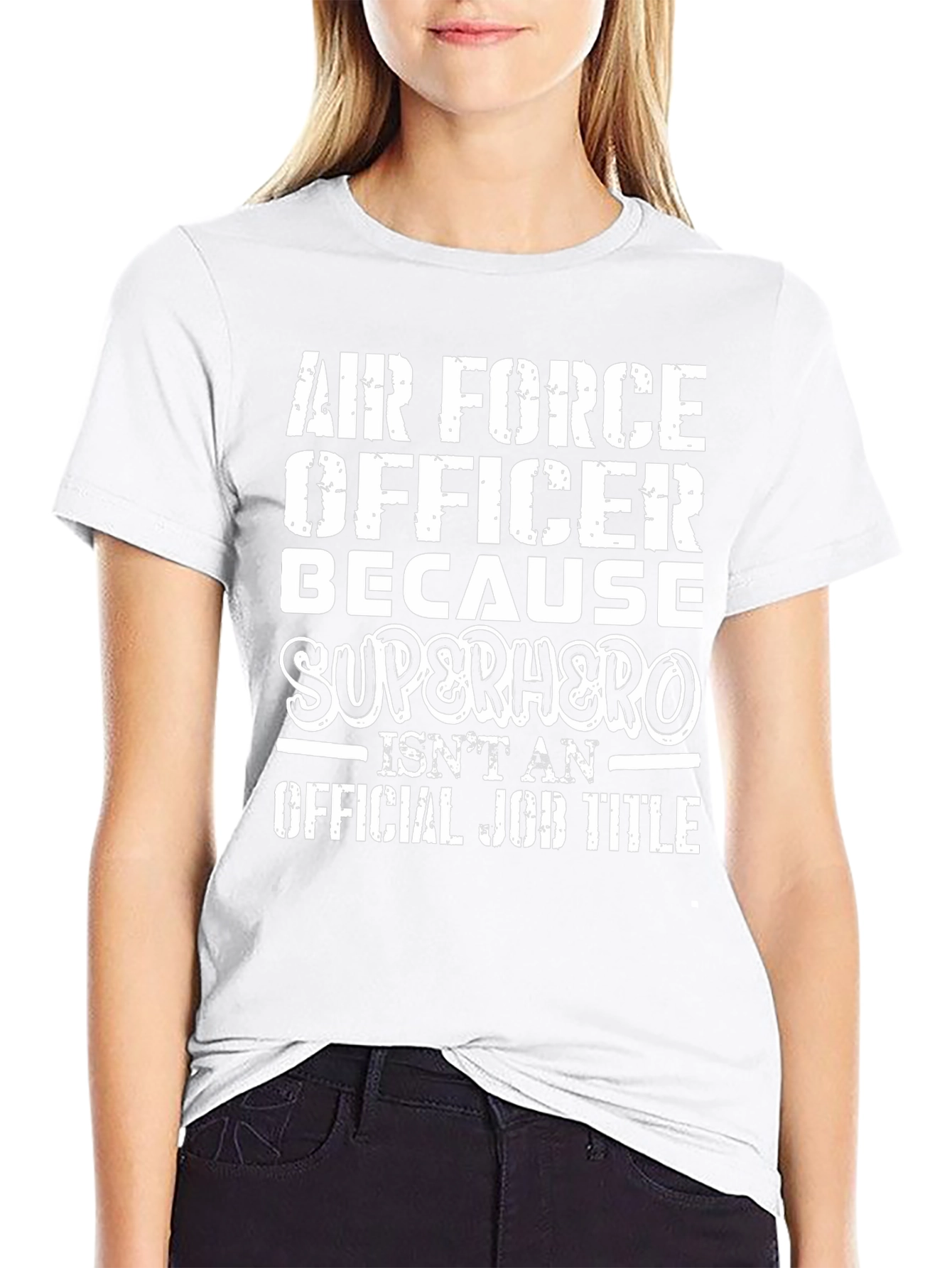 Air Force Officer Superhero T-Shirt