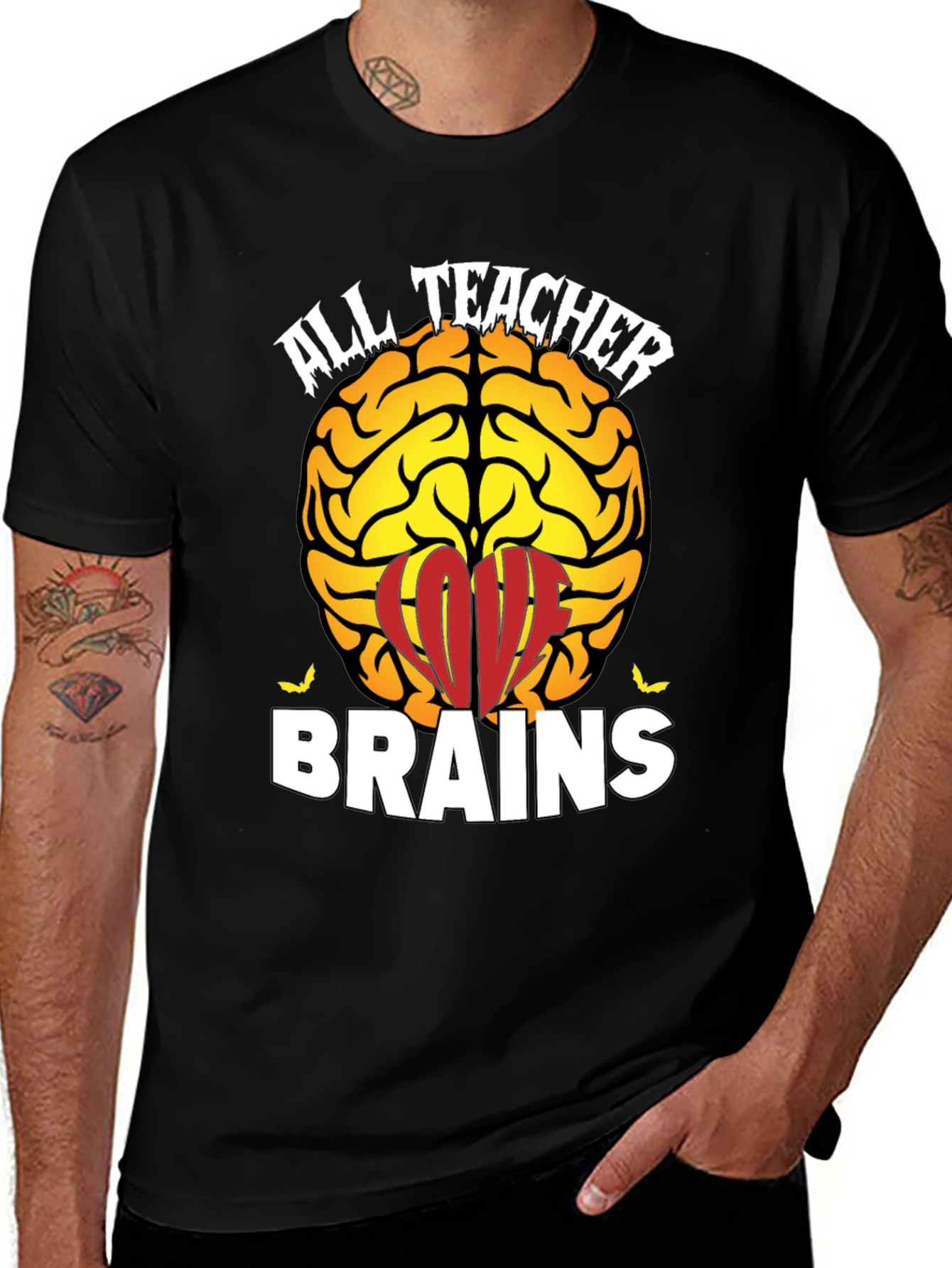 All Teacher Brains T-Shirt