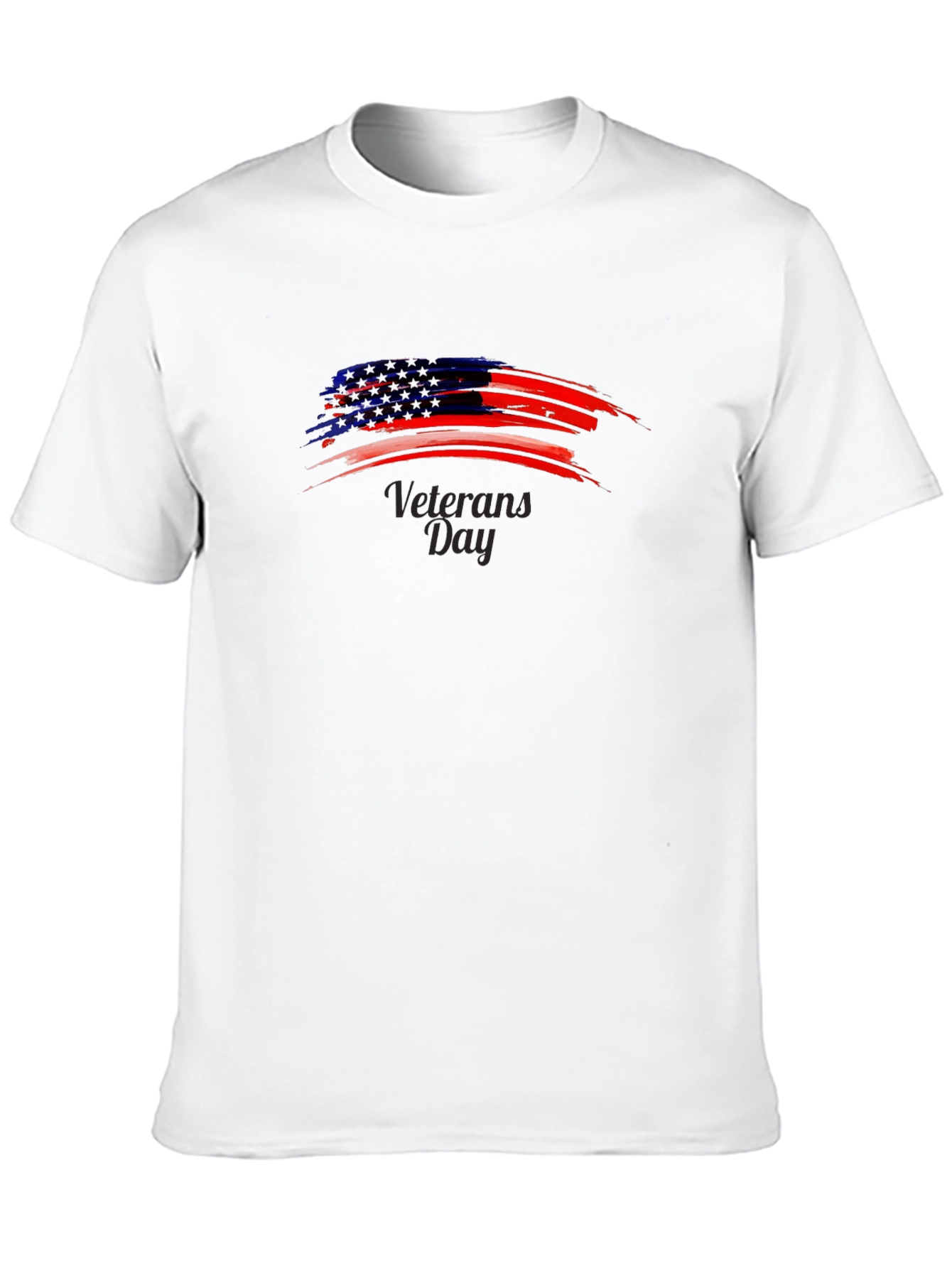 Veterans Day T-Shirt - American Flag Design